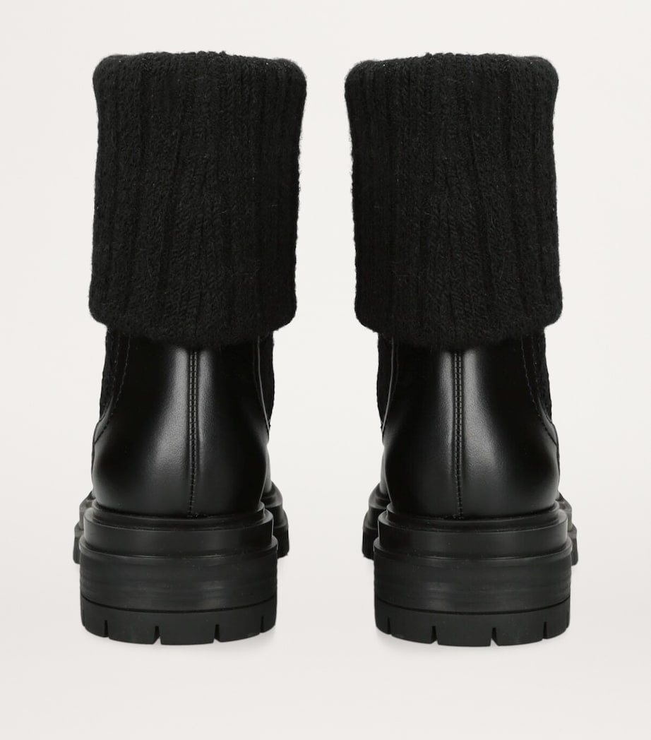 Leather Tenney Chelsea Boots BLACK Image 2