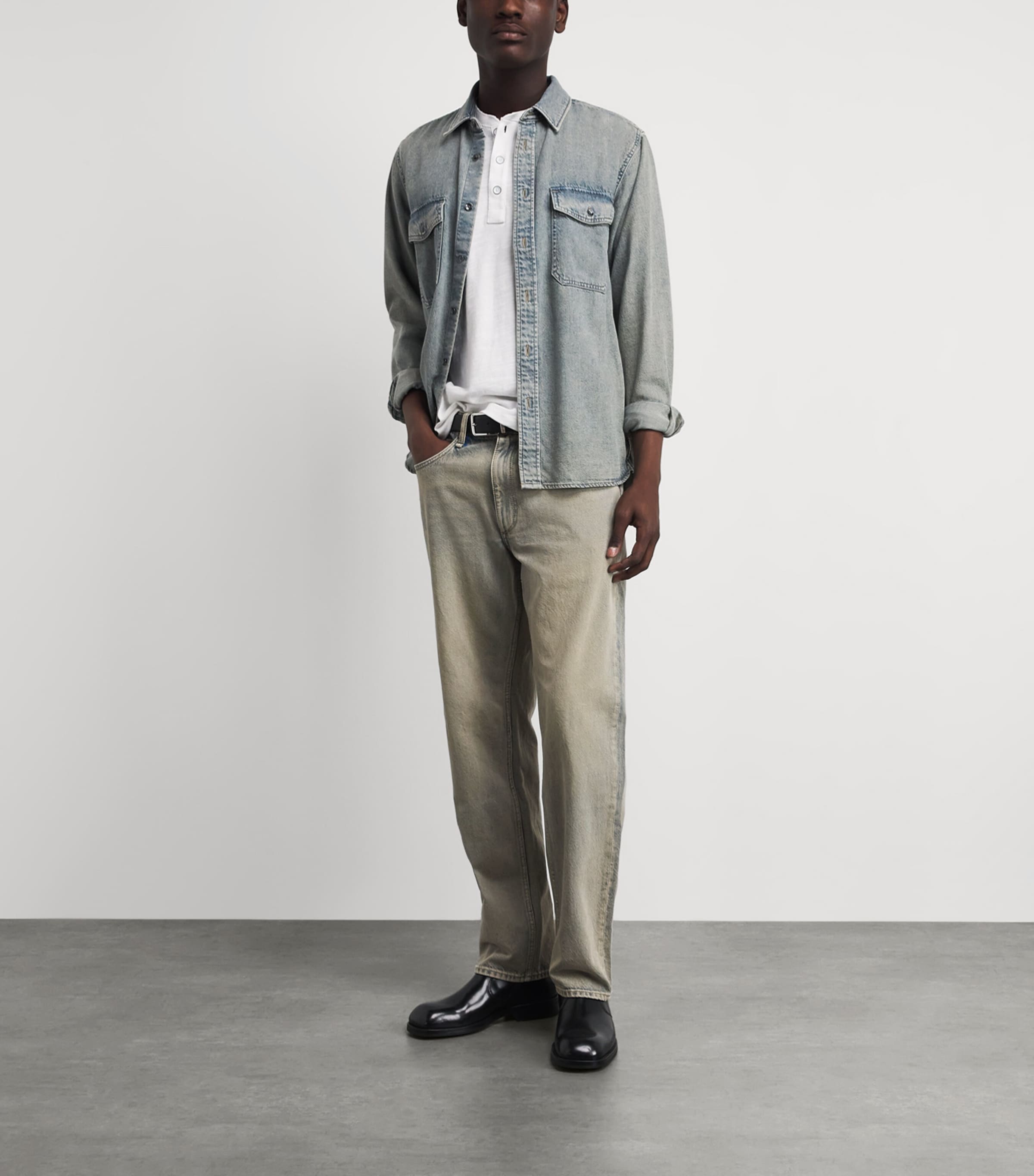 Rag & Bone Mens Fit 4 Straight Jeans Merrick Image 2