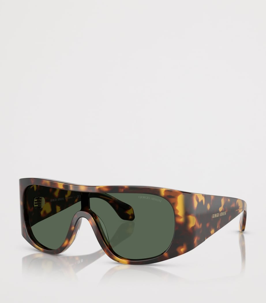 Giorgio Armani Tortoiseshell Rectangle Sunglasses Image 2
