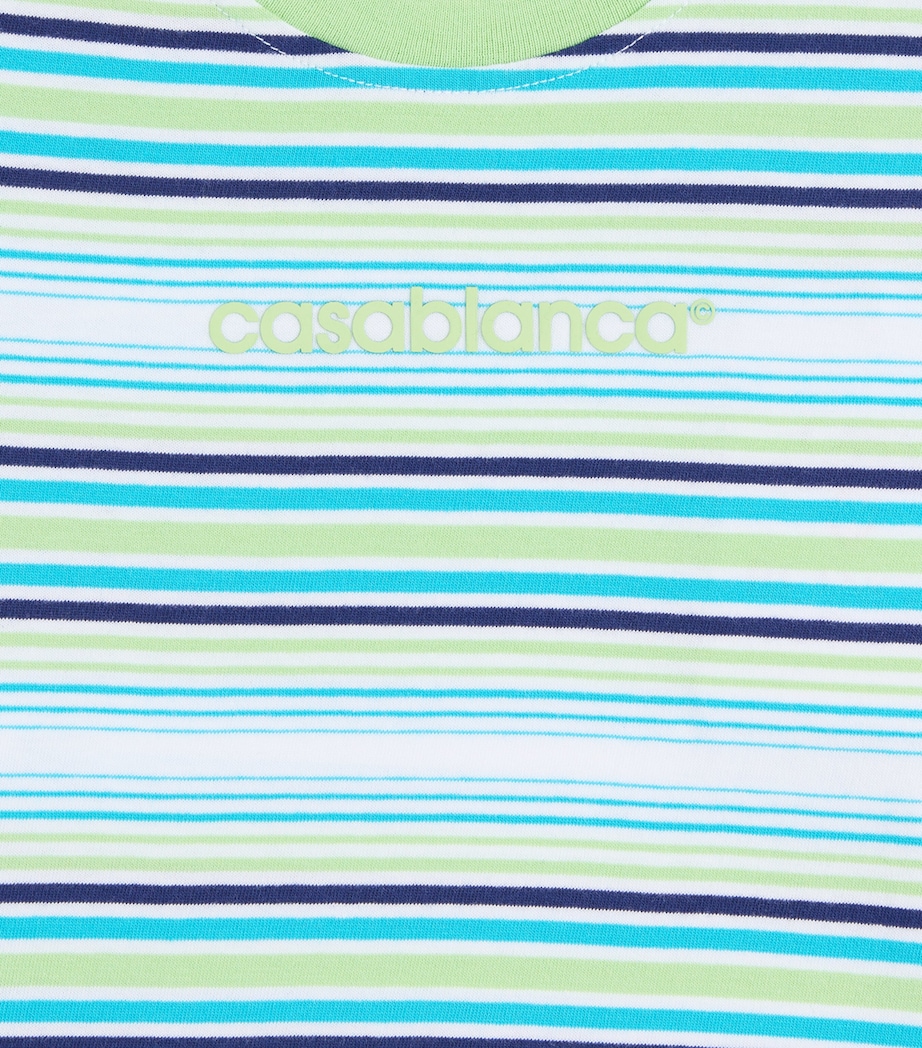 Casablanca Kids Stripe Logo T-Shirt (3-14 Years) Casablanca Logo Image 2