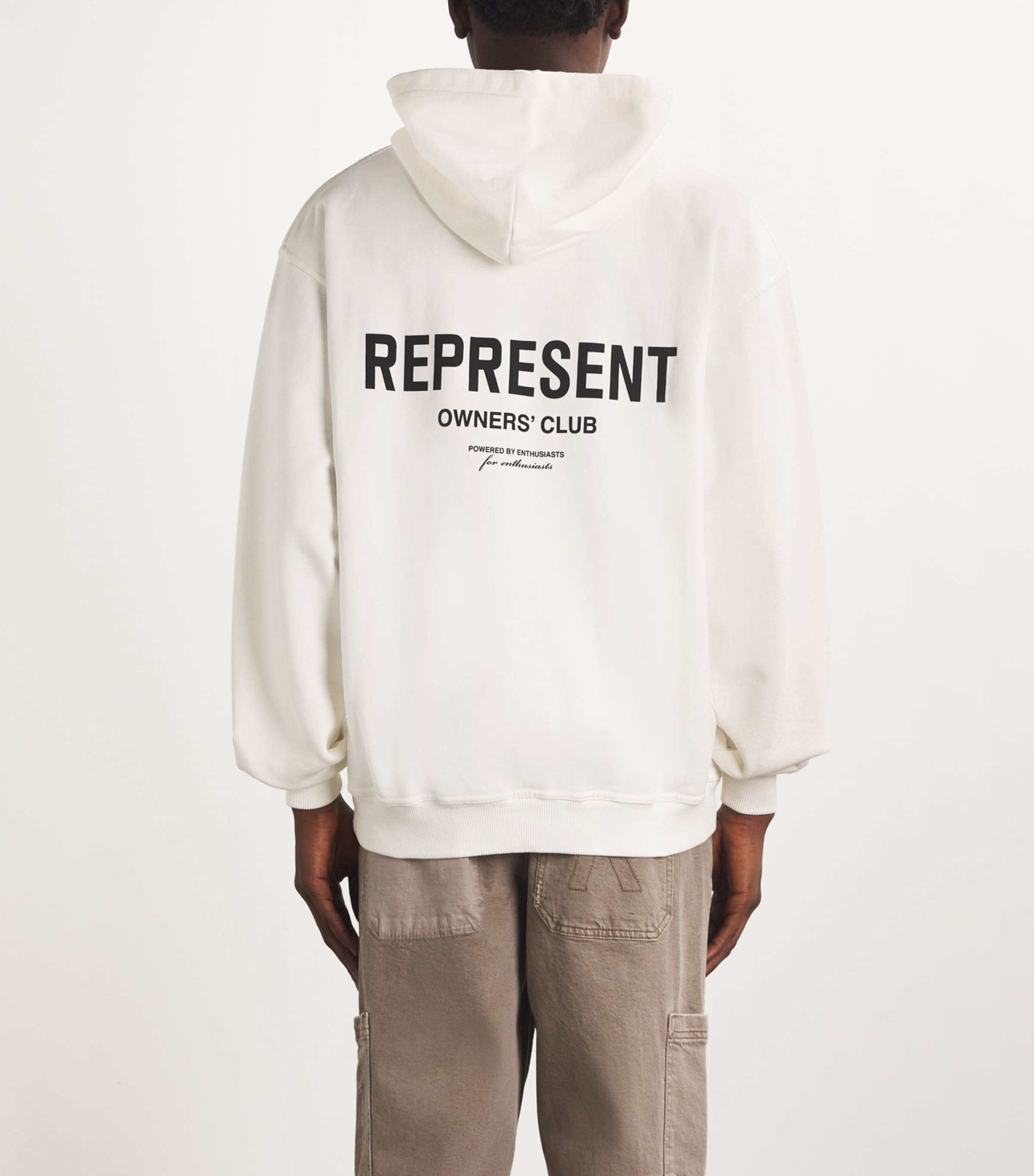 Owners Club Hoodie FLAT WHITE Image 4