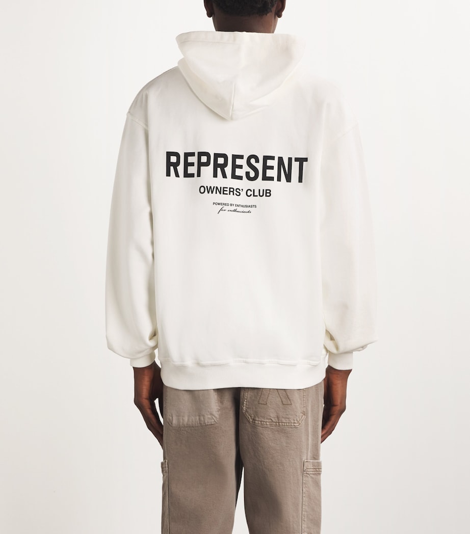 Owners Club Hoodie FLAT WHITE Image 4