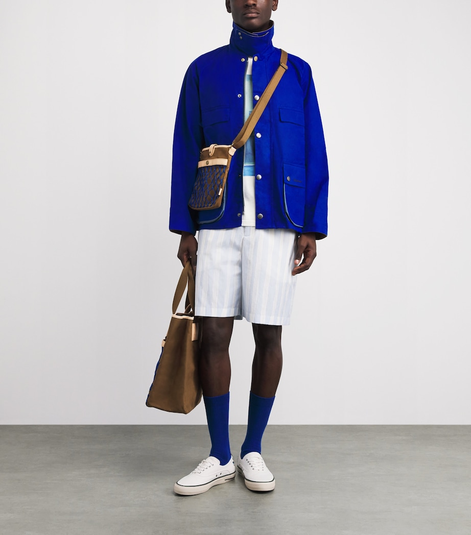 Barbour x Paul Smith Embroidered Low-Top Sneakers Off Image 4
