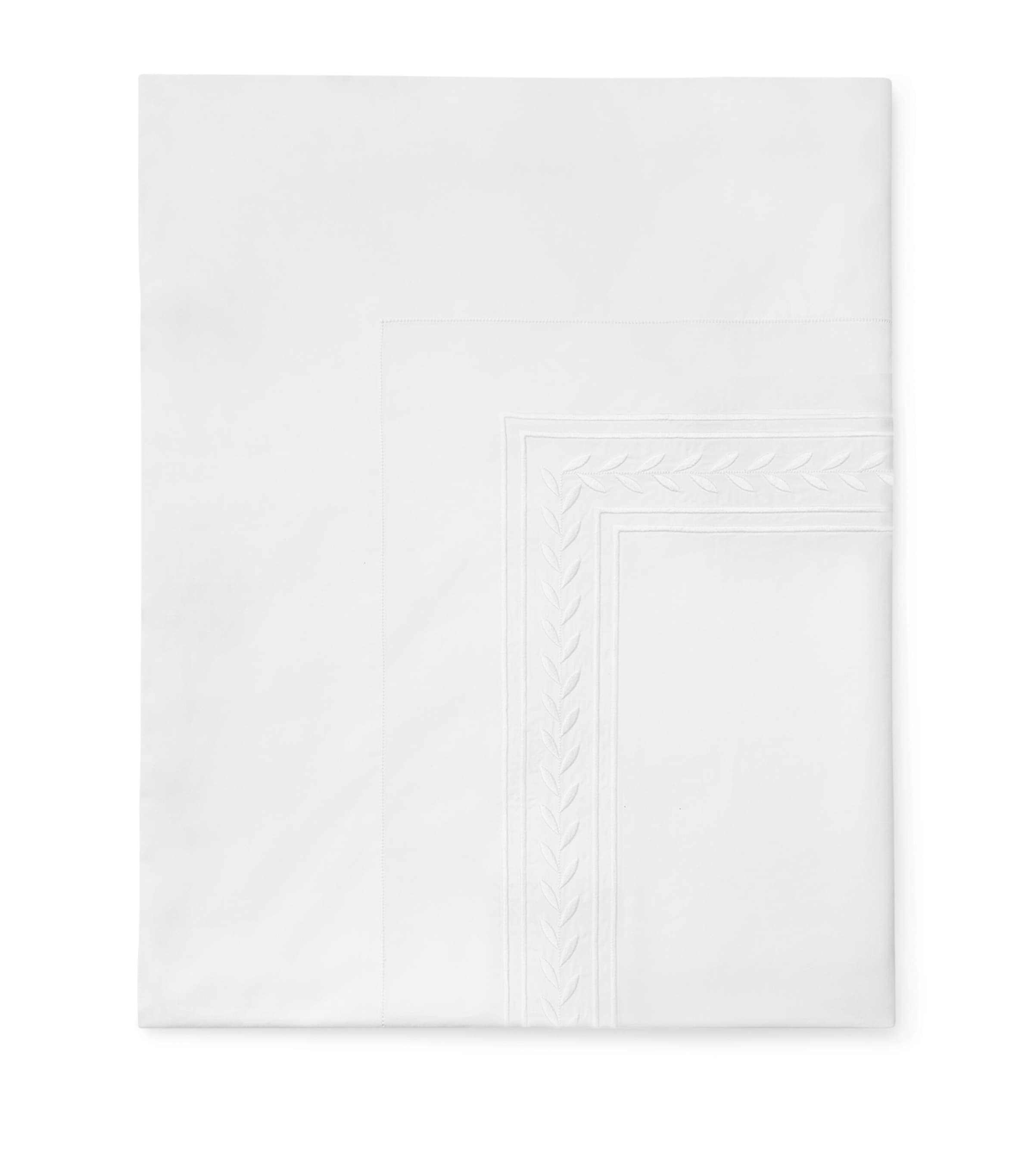 Pratesi Impero Super King Flat Sheet In White