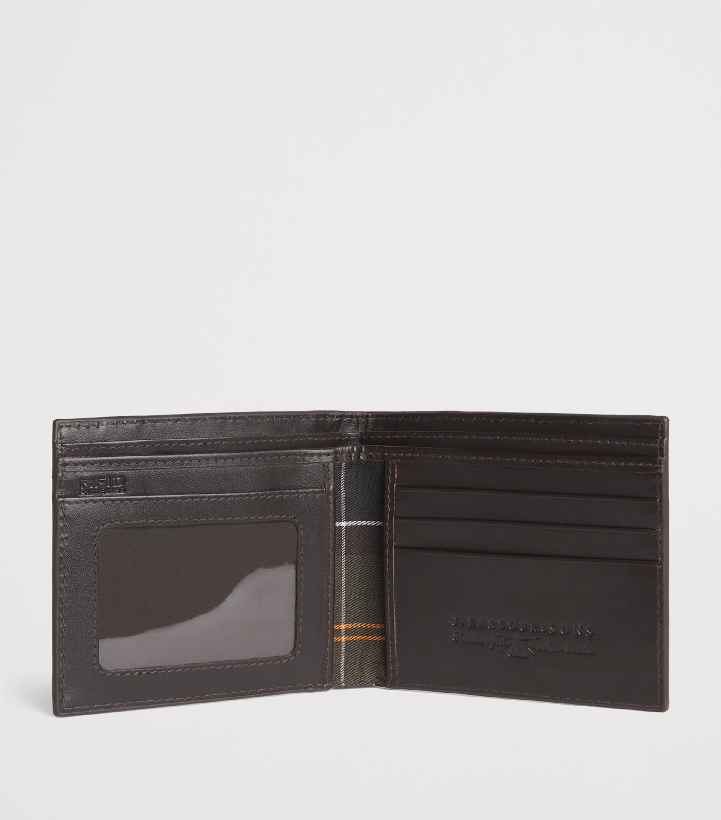 Barbour Leather Woven Farne Wallet Image 2