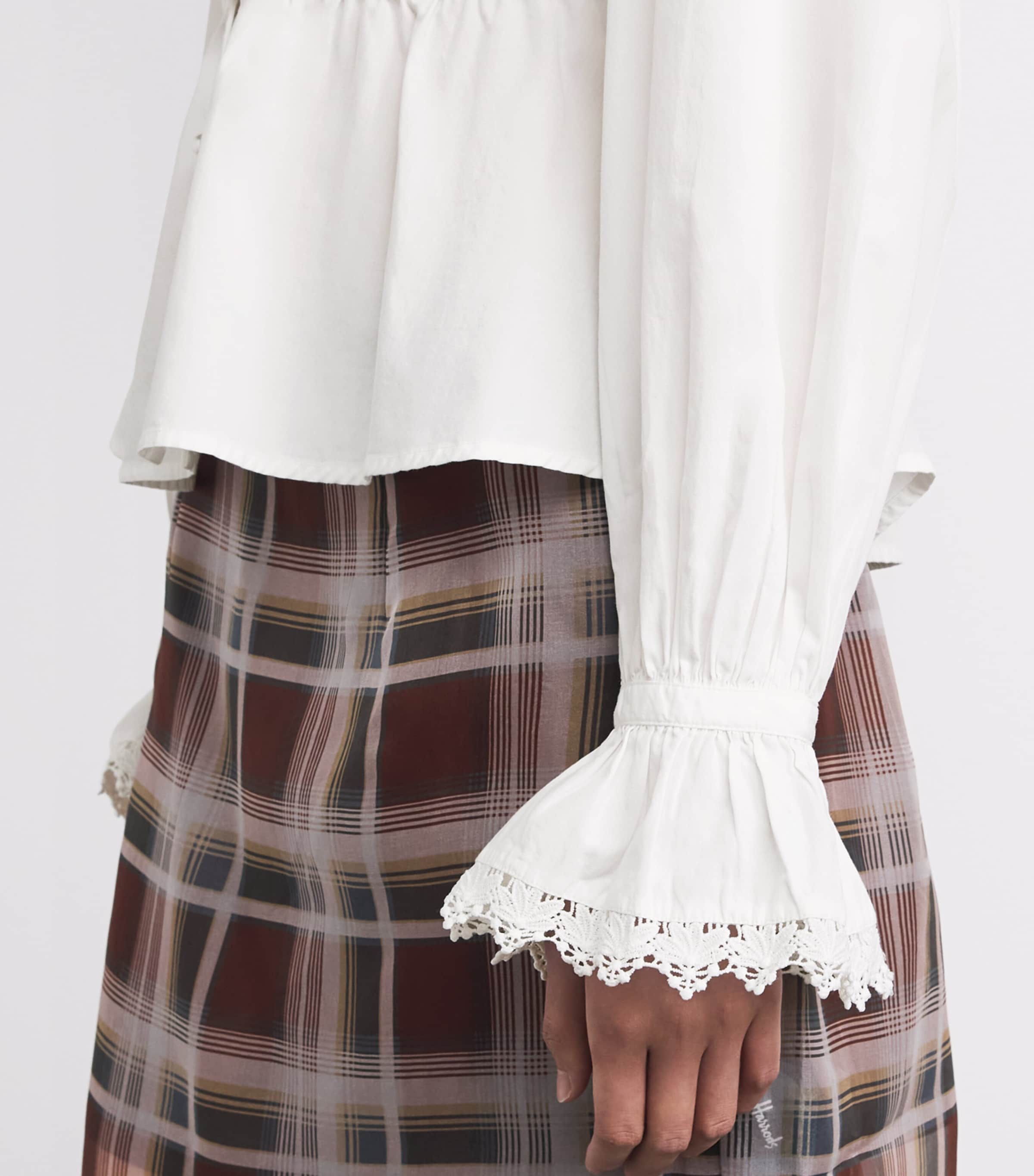 Barbour Womens Cotton Tisbury Blouse White Image 3
