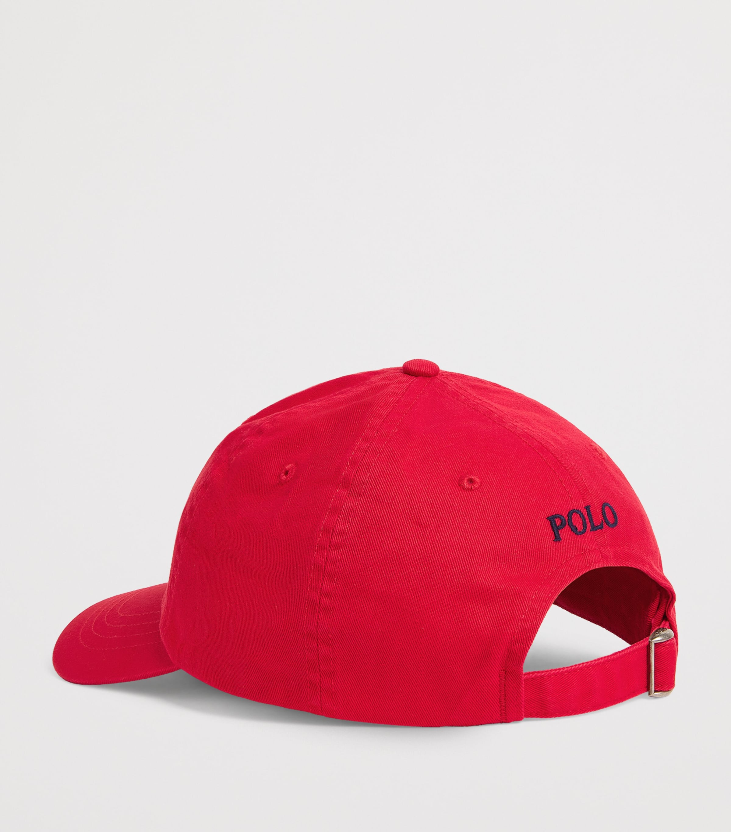 Cotton Polo Pony Baseball Cap RL2000 RED/BLUE Image 3