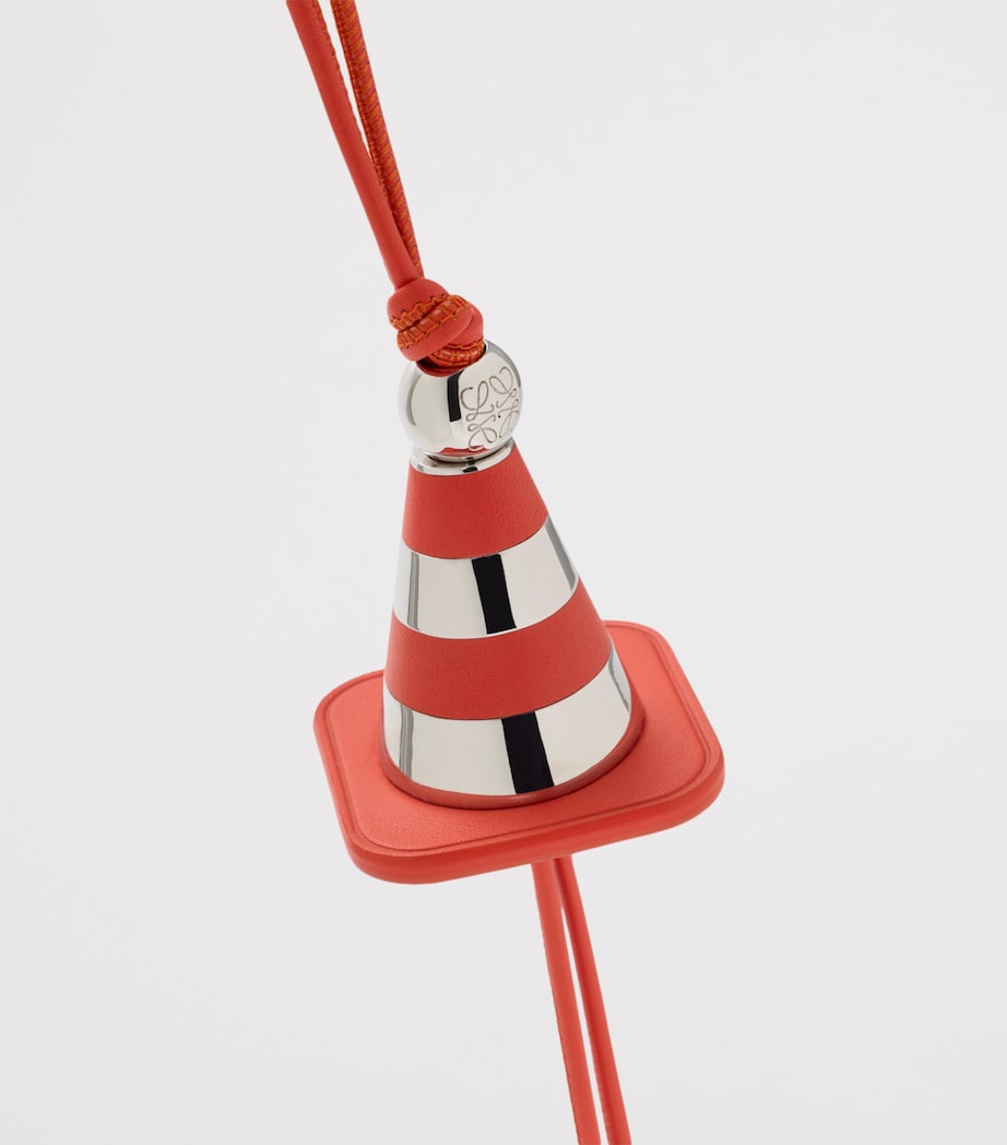 LOEWE Work Cone Bag Charm Red Image 2