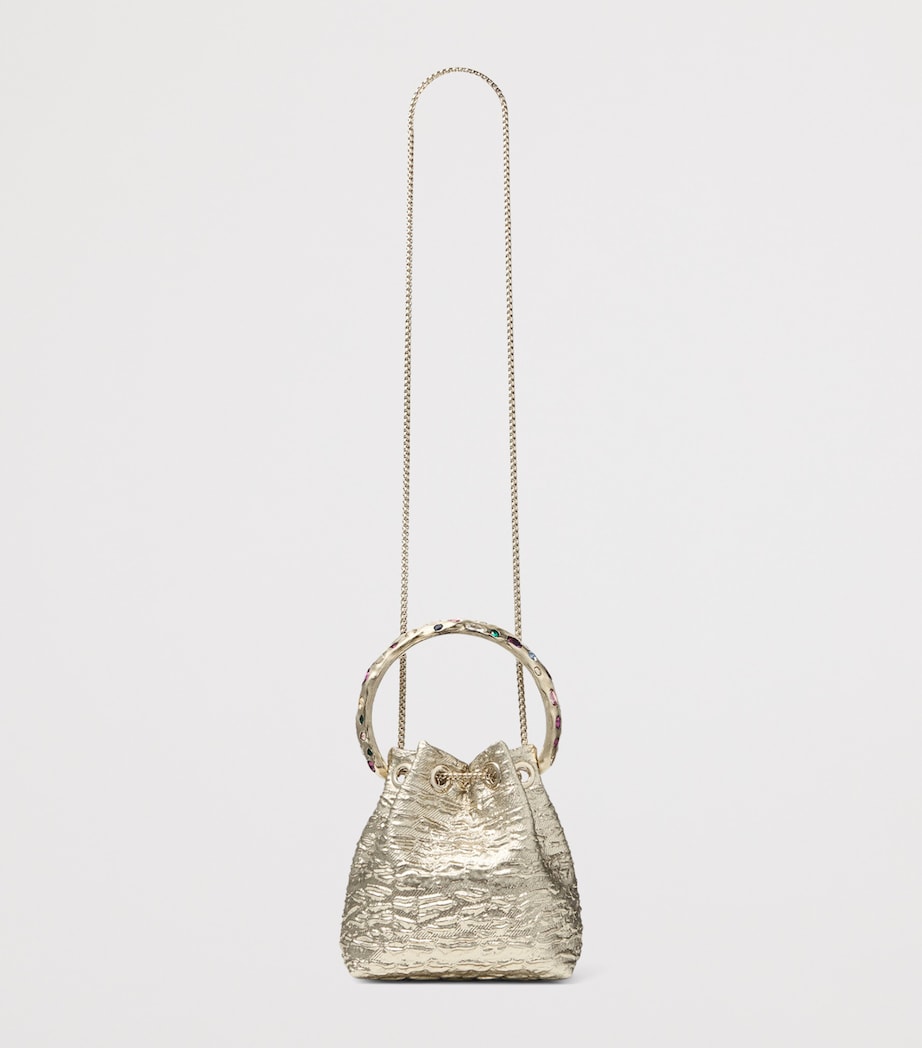 Jimmy Choo Bon Bon Top-Handle Bag Gold/multi/gold Image 3