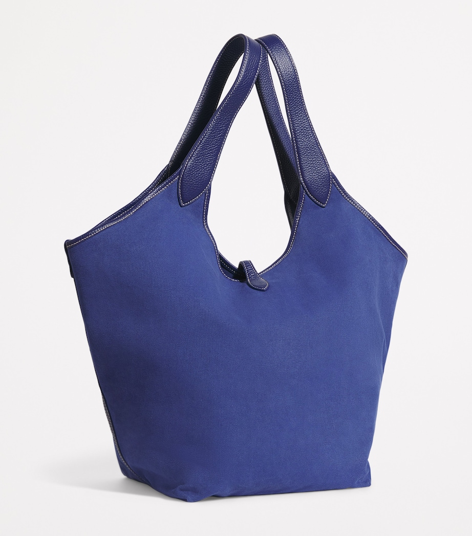 Polo Ralph Lauren Large Cotton Polo Play Tote Bag Ink Image 3