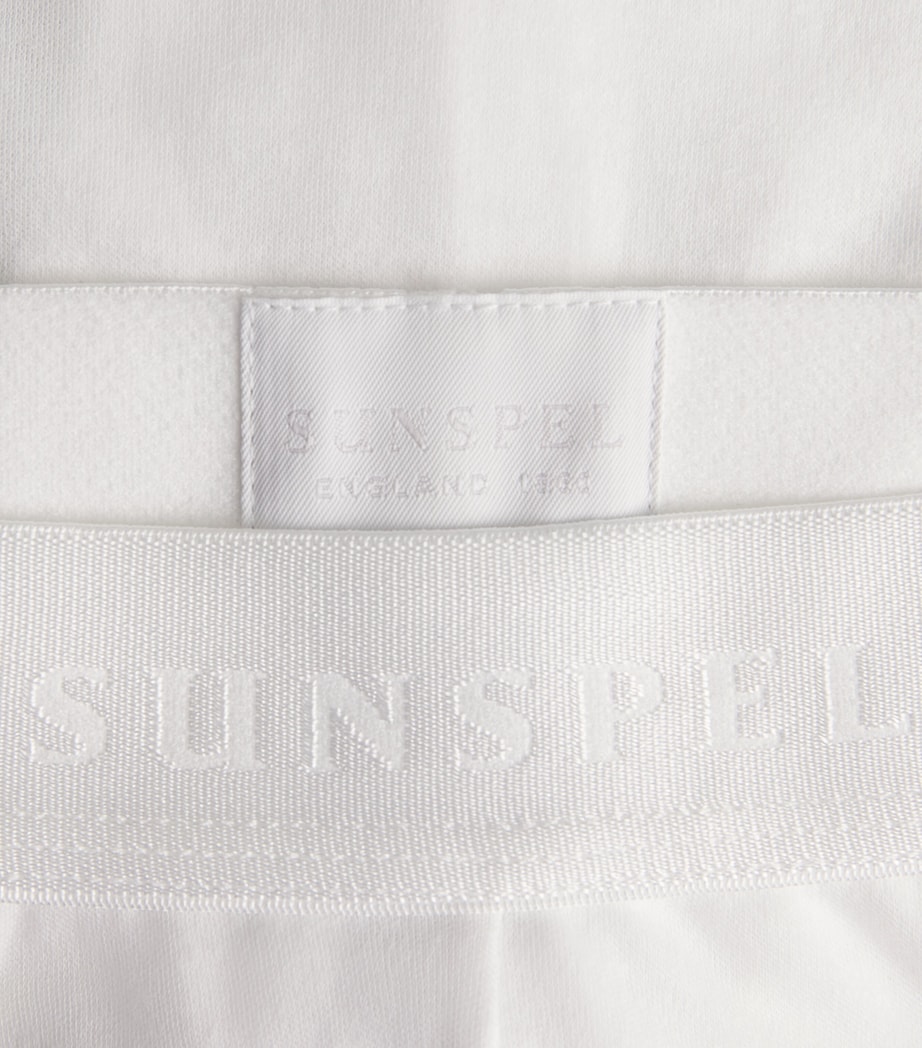 Sea Island Cotton Briefs WHITE Image 5