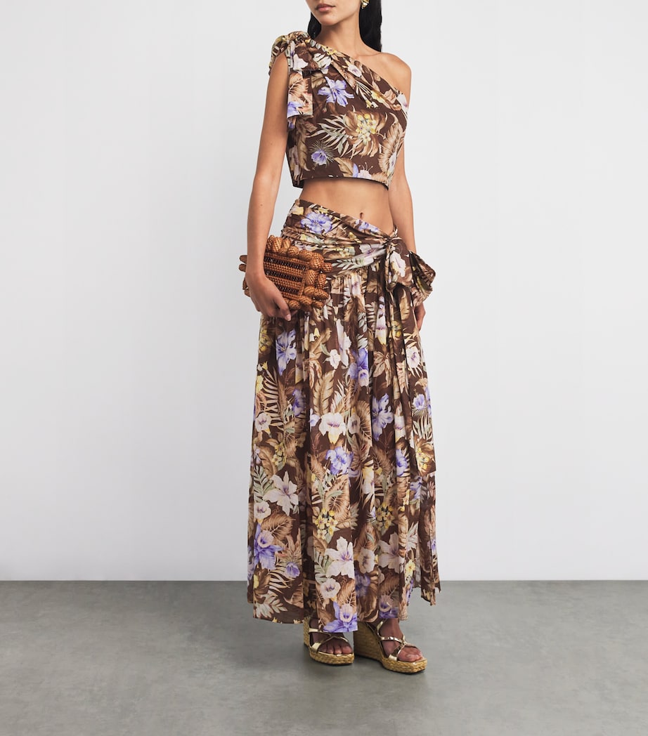 Cotton Coco One-Shoulder Top CHCMULFLO Image 2