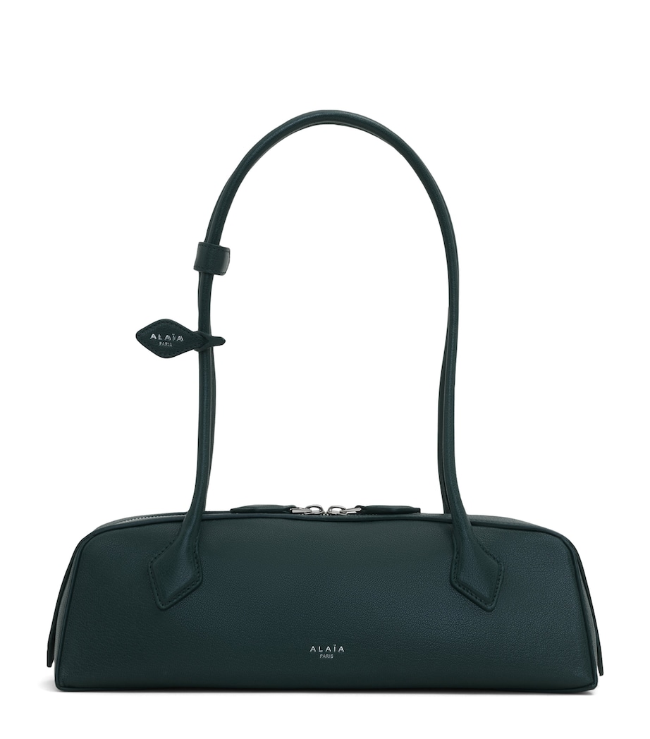 Medium Leather Le Teckel Shoulder Bag VERT BOUTEILLE Image 1