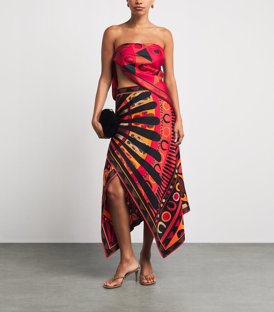 PUCCI Silk Angoli Scarf Image 2