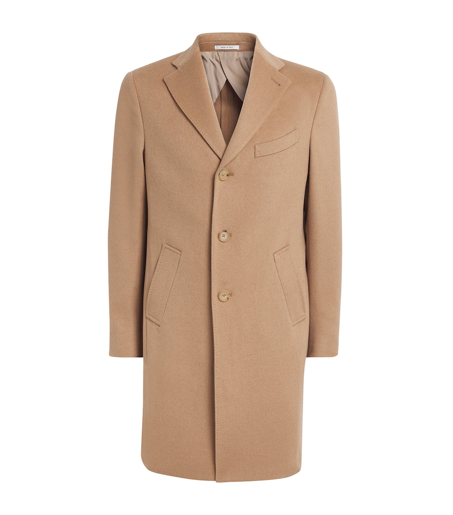 Wool-Cashmere Overcoat 36 CAMEL Image 1