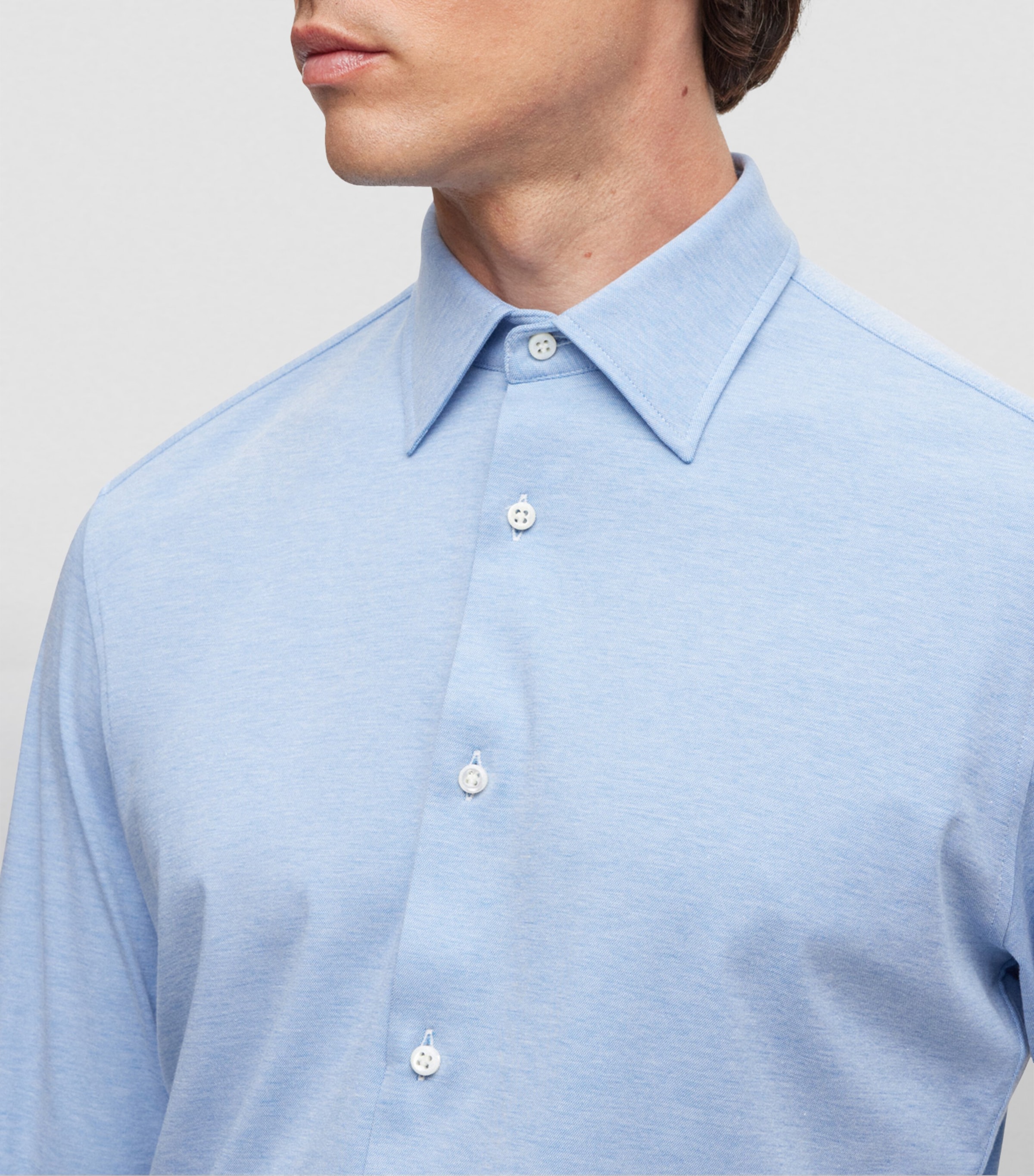 Stretch-Cotton Slim Shirt 479 Image 5