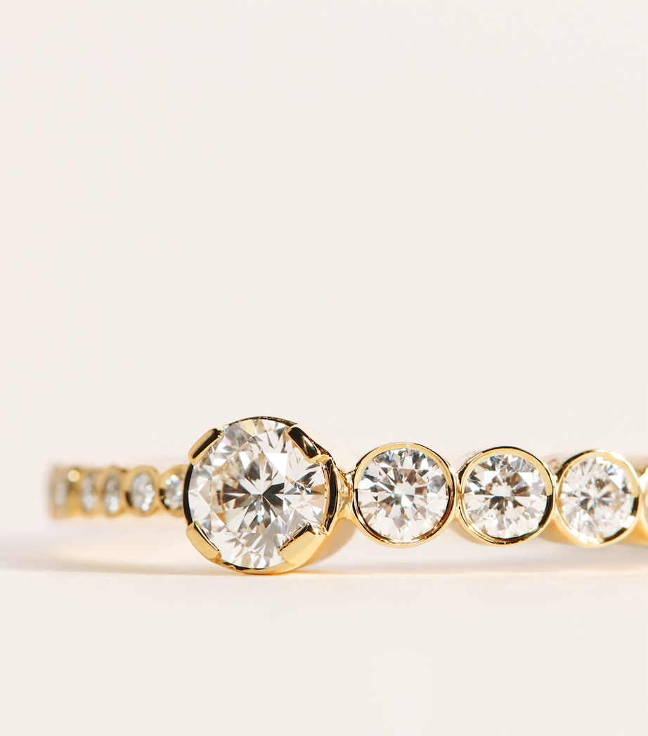 Sophie Bille Brahe Yellow Gold and Diamond Ensemble Fiancé Ring Yellow Gold Image 4