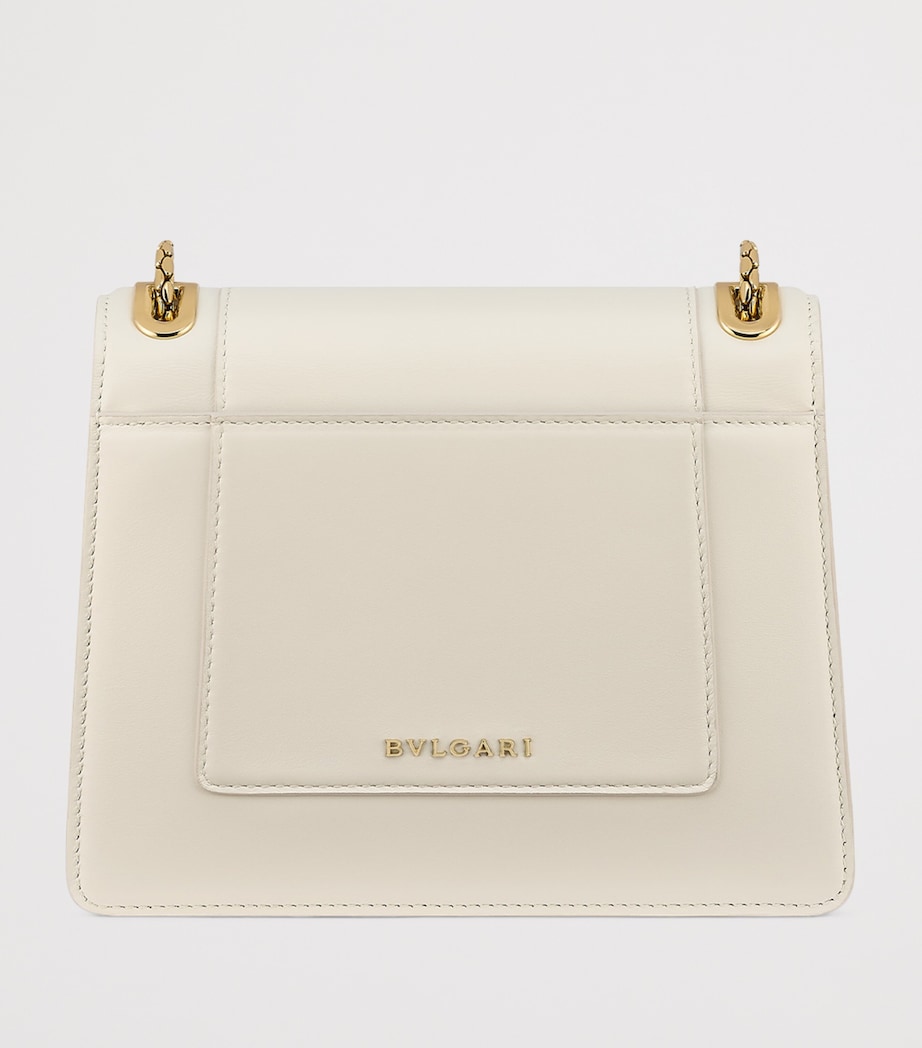 Small Leather Serpent Forever Shoulder Bag WHITE Image 3