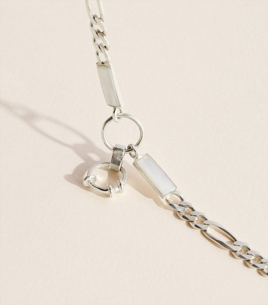 FYR Sterling Silver and Pearl White Club Bracelet Silver Image 3