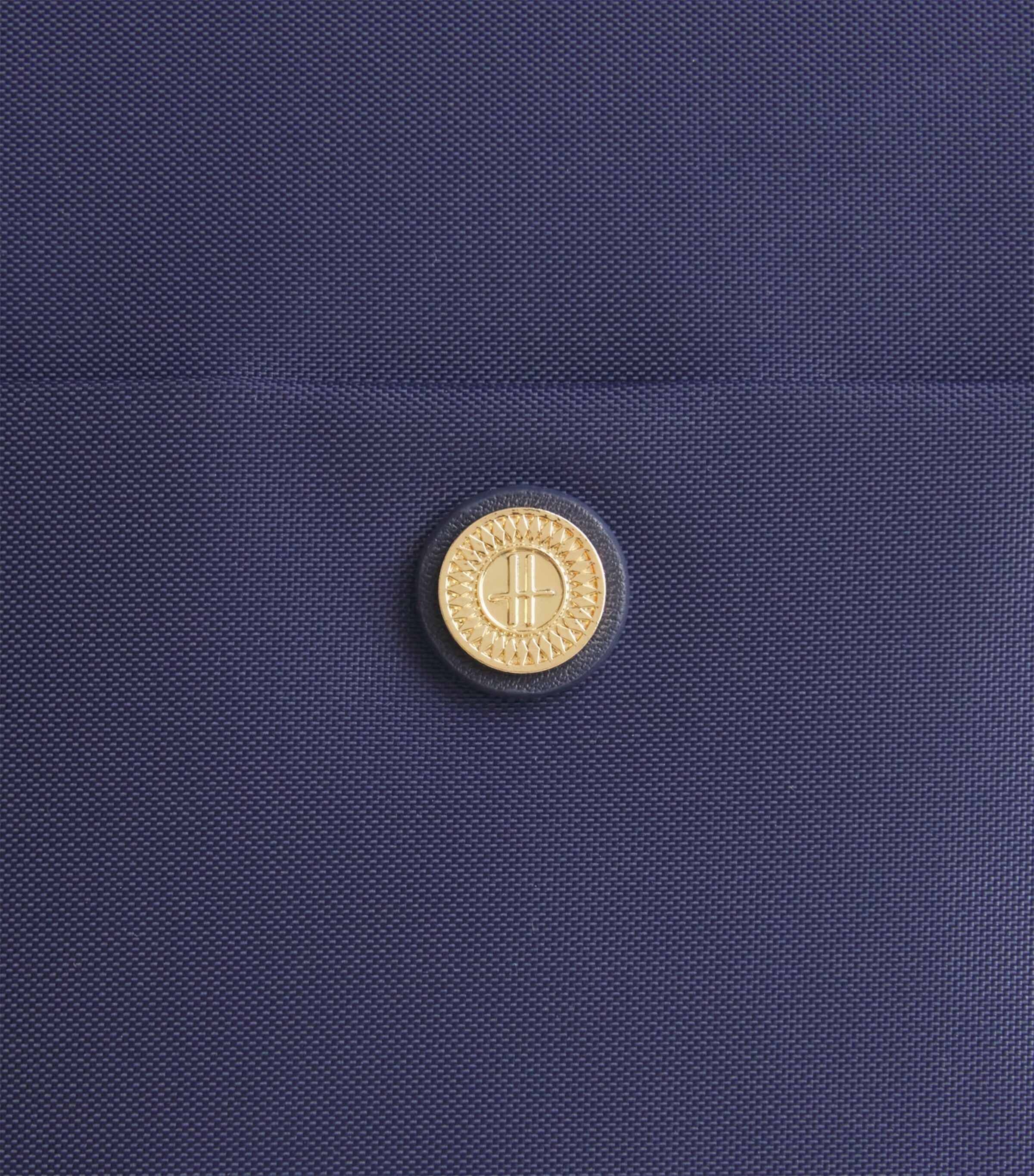 Harrods Grab Nylon Jetsetter Tote Bag Navy Image 6