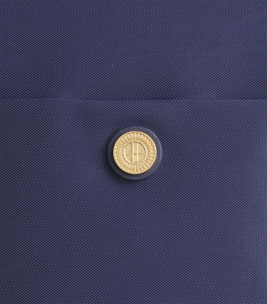 Harrods Grab Nylon Jetsetter Tote Bag Navy Image 6