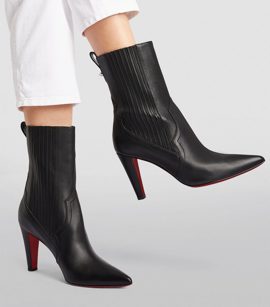 Santigag Leather Ankle Boots 85 BK01 Image 5