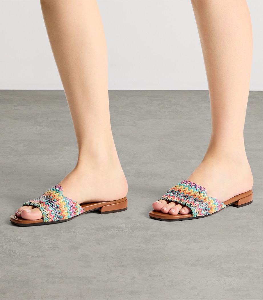 Jimmy Choo Dina Woven Leather Sandals Image 2