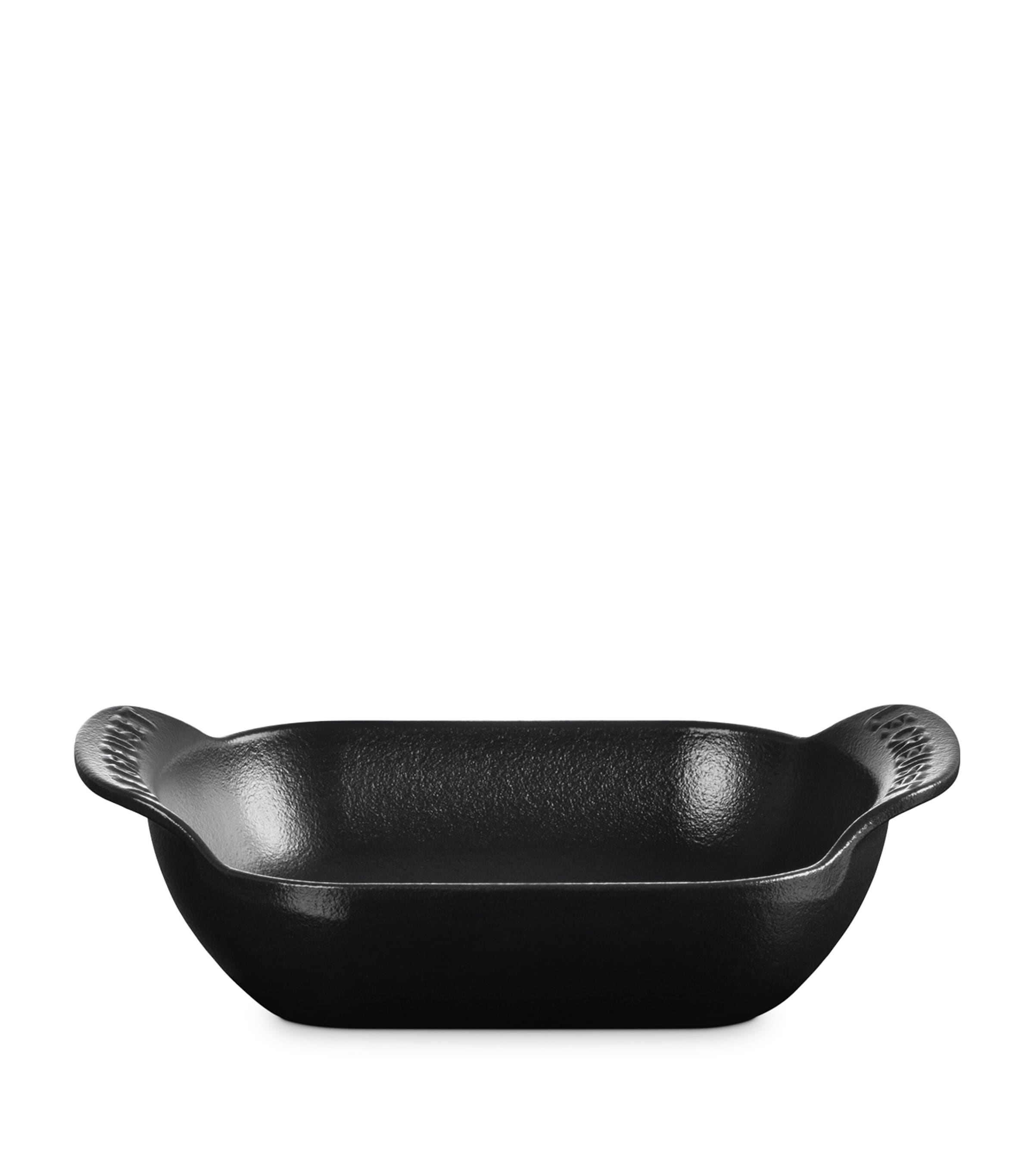 Set of 4 Cast Iron Gourmand Rectangular Mini Bakers (13cm) NO COLOUR Image 2