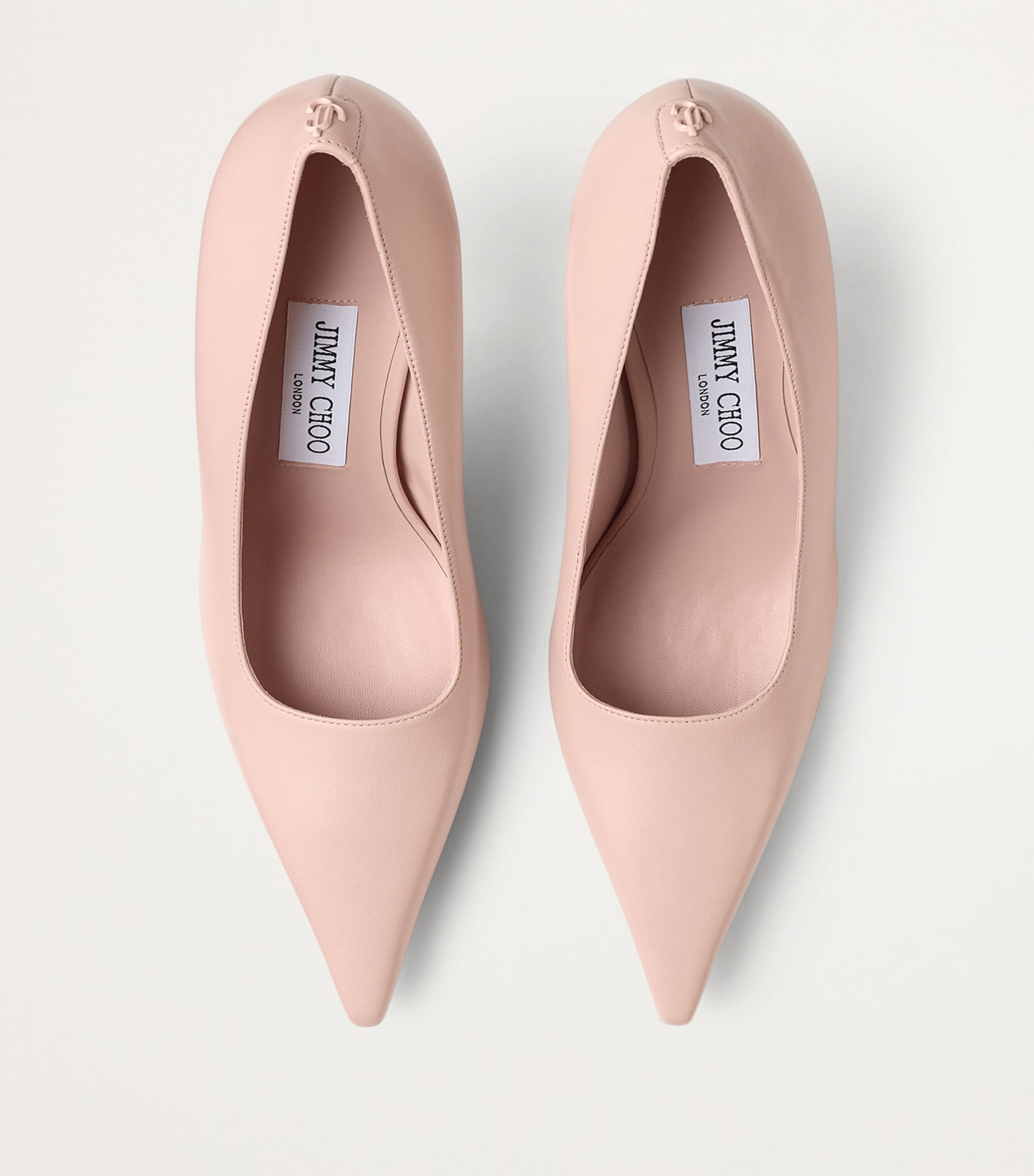 Jimmy Choo Nude Ixia 80 Leather Pumps | Harrods US