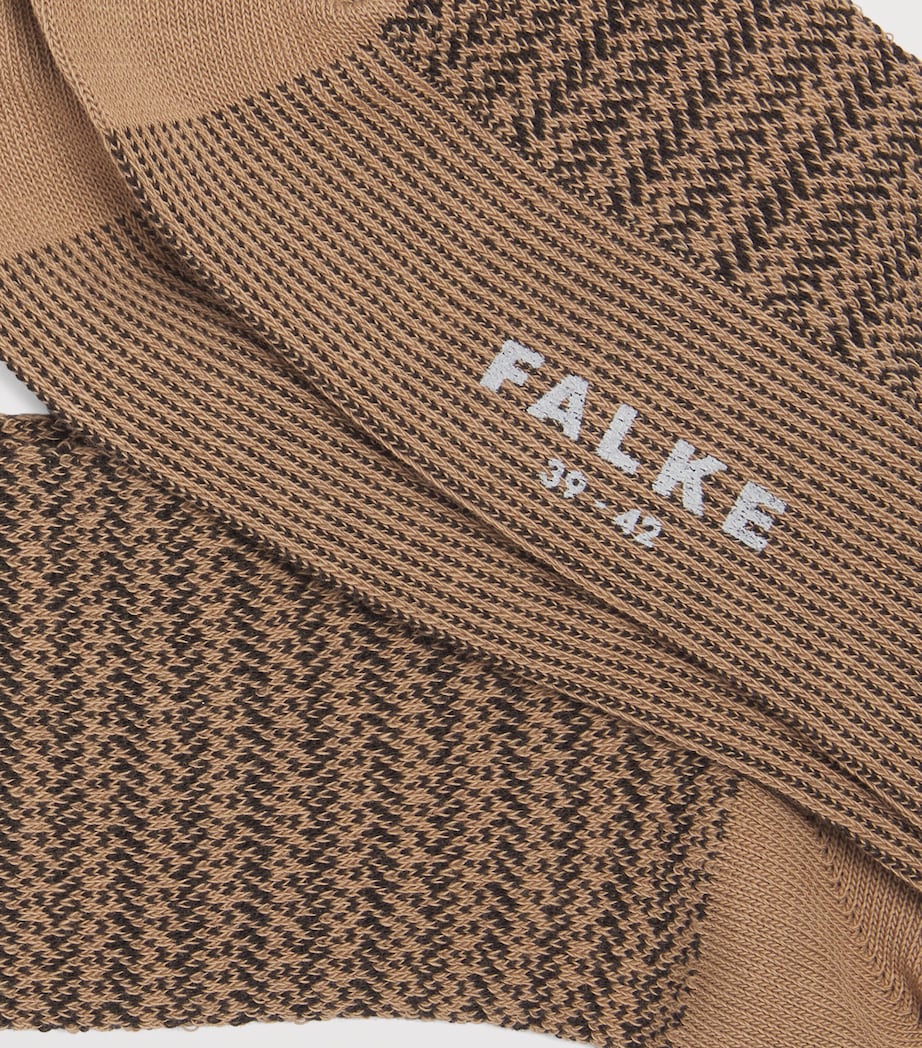 Falke Mens Special Edition Family Ankle Socks Camel Image 2
