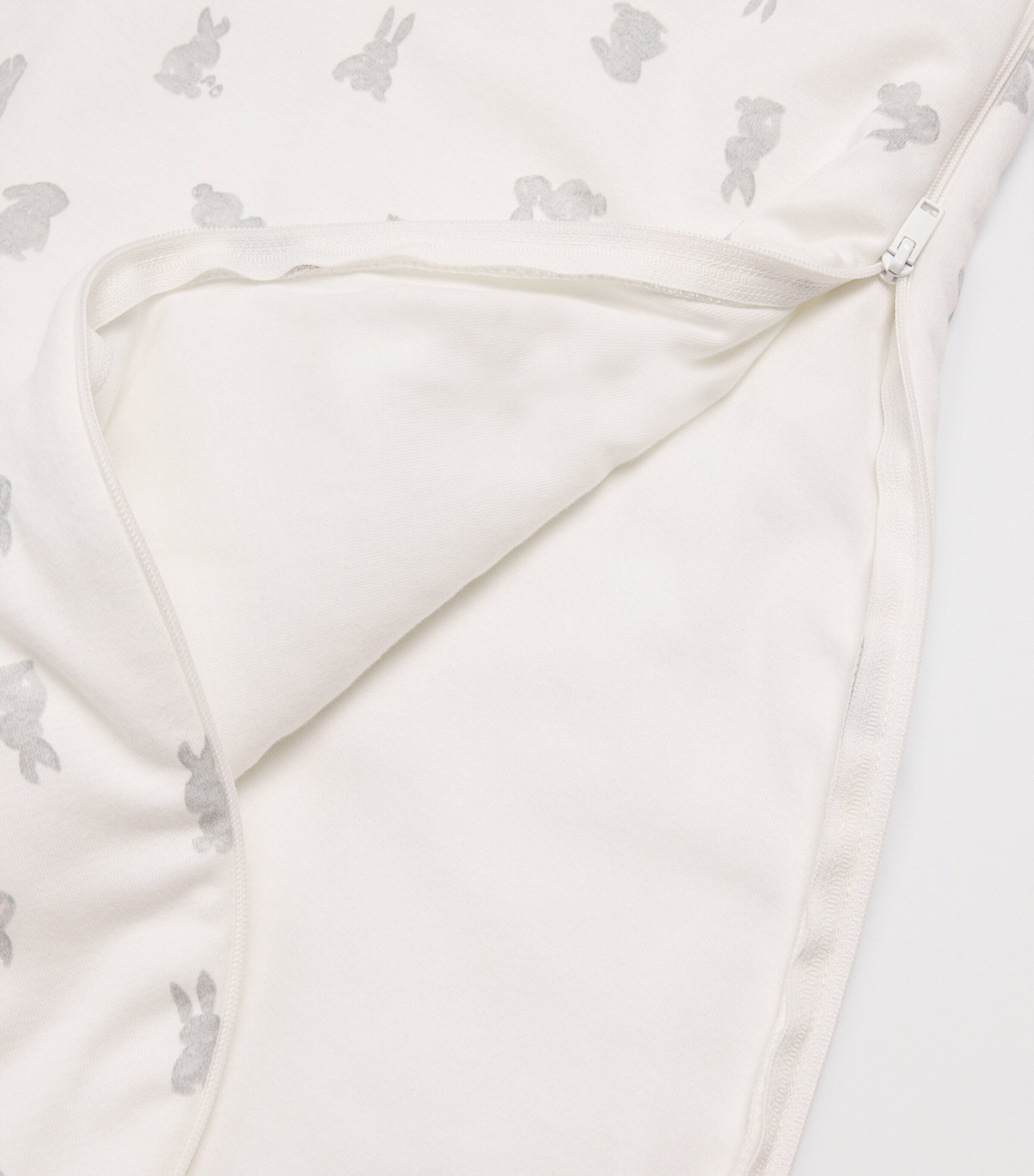 Cotton Sleeping Bag (6-18 Months) 1MARSHMALLOW/GRIS Image 3