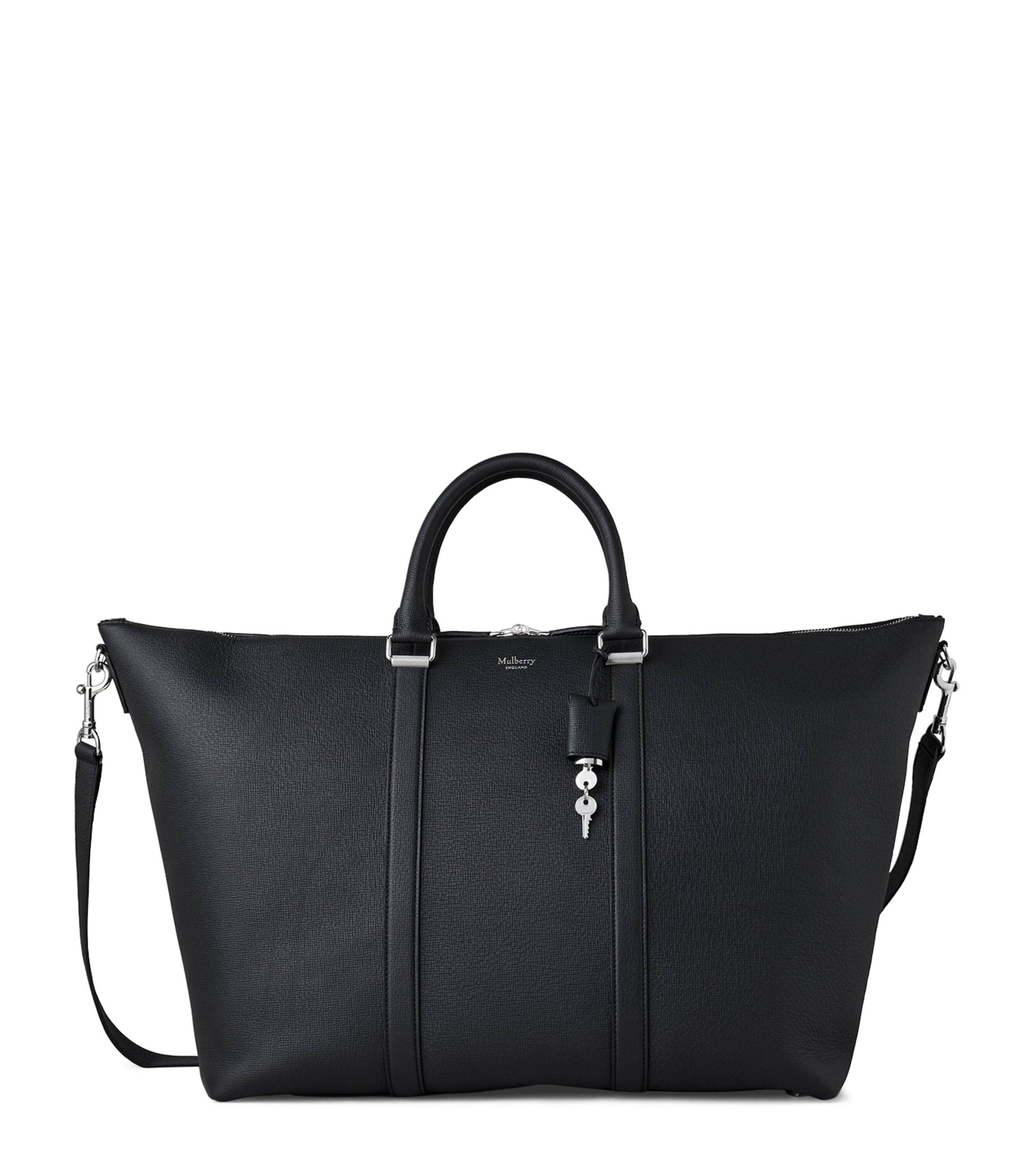 Mulberry Leather Camberwell Holdall In Black