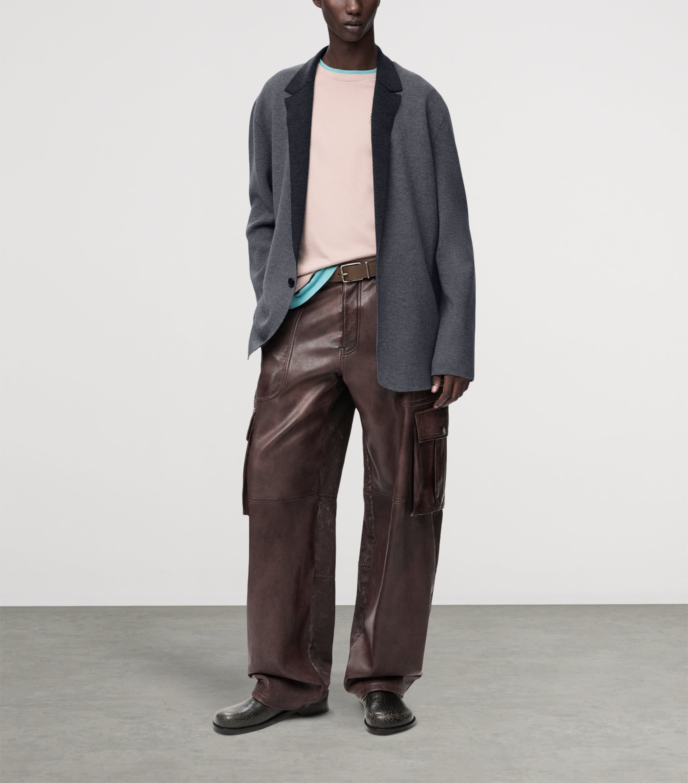 Wool Blazer GREY MELANGE Image 2