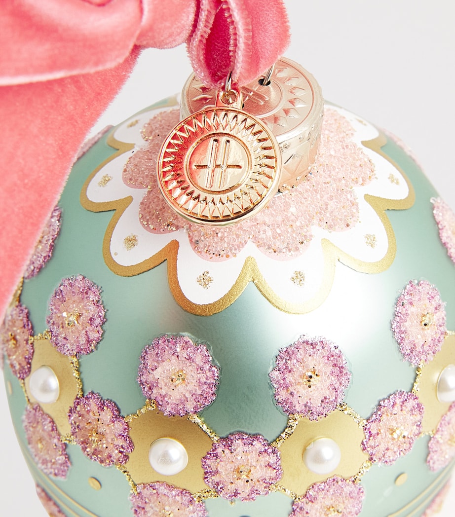 Glass Easter Egg Decoration MULTI Image 2