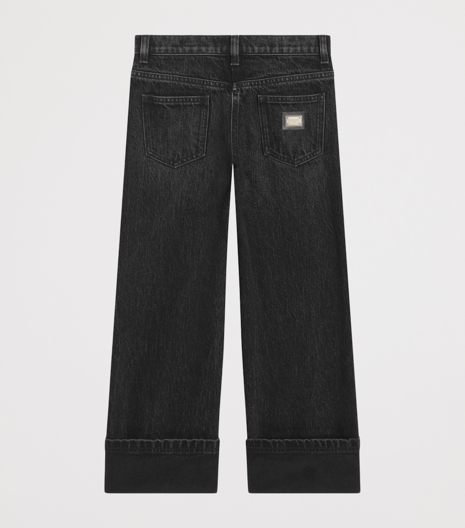 Dolce&Gabbana Kids Rolled-Up Jeans (8-12+ years) Combined Colou Image 2