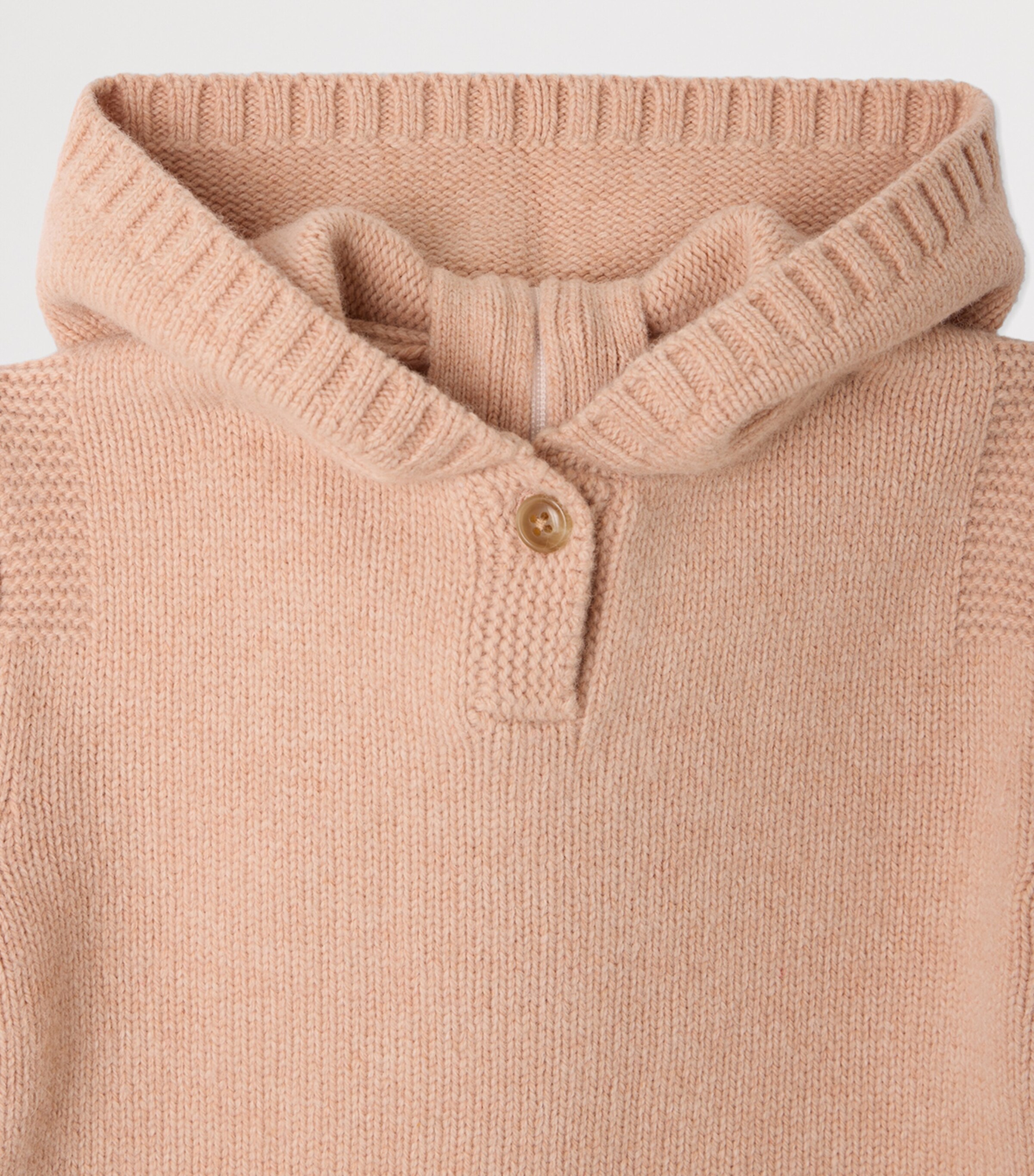 Bonpoint Wool Hoodie (3-18 Months) Camel Image 3