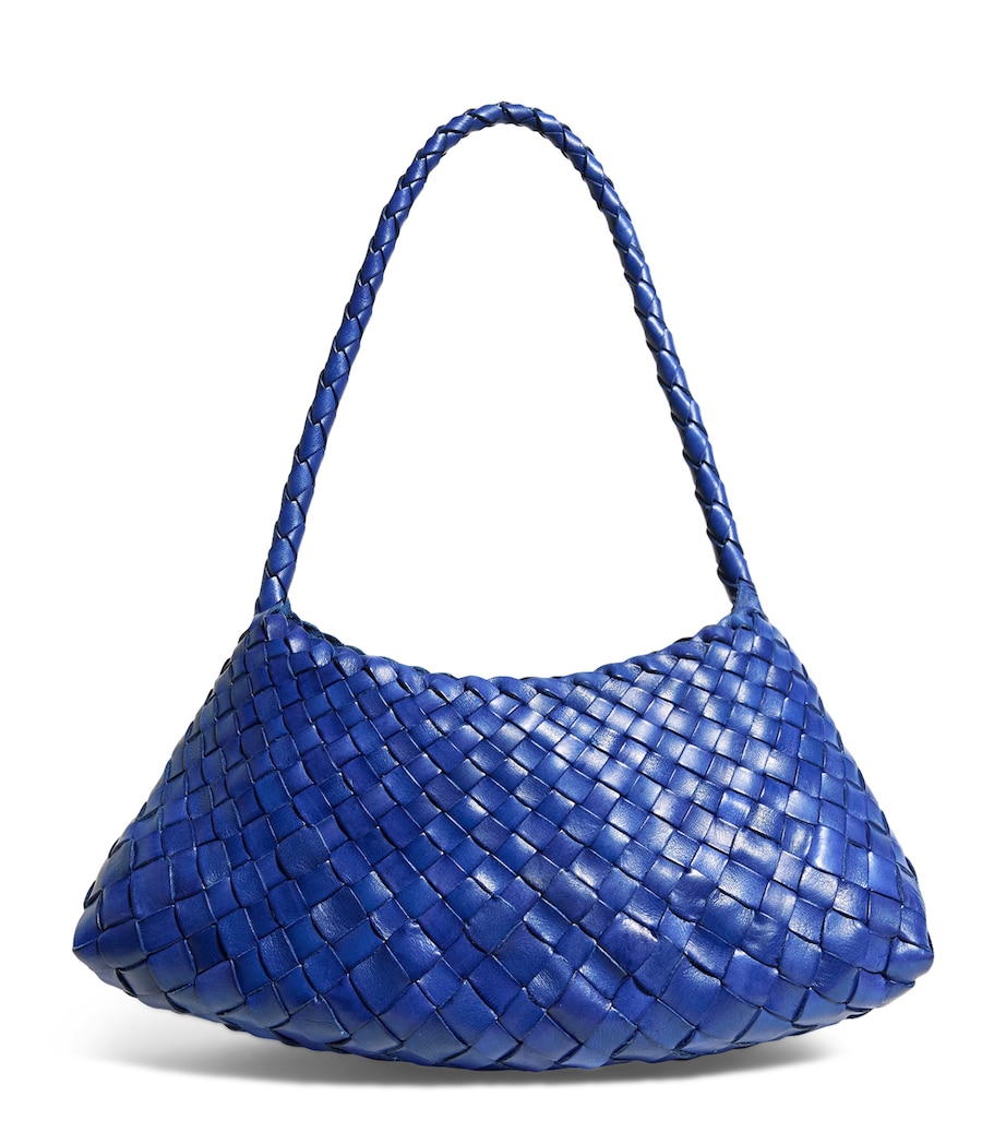 Leather Rosanna Shoulder Bag NAVY Image 1