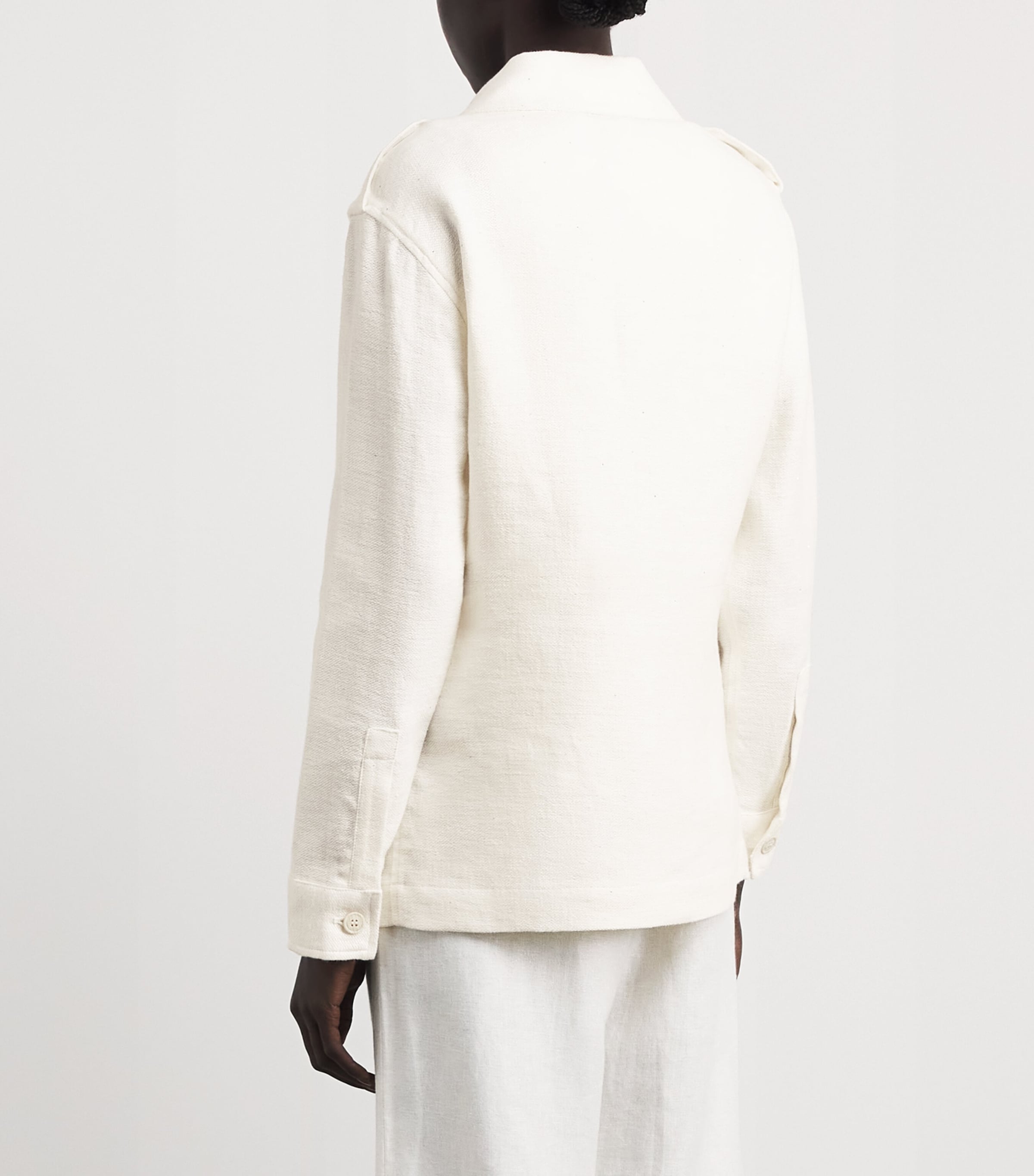 Eleventy Womens Safari Jacket Avorio Image 5