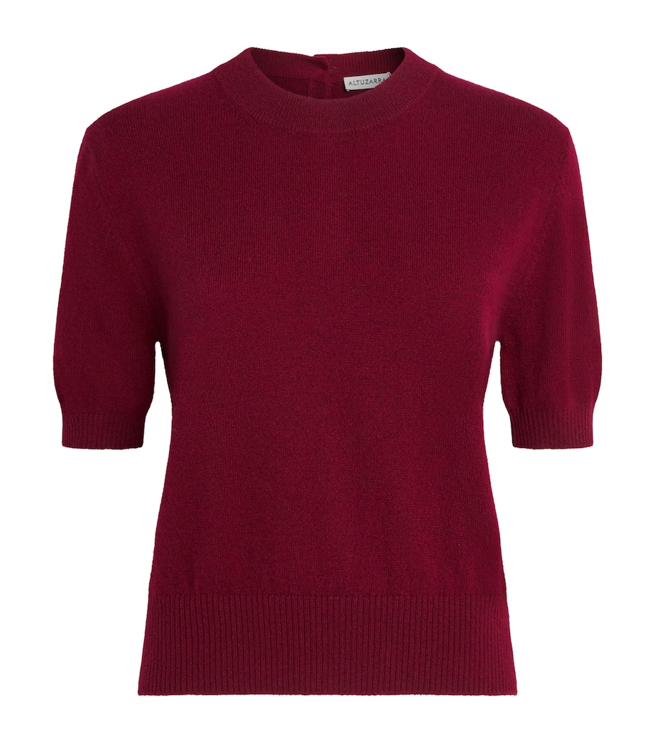 Altuzarra Womens Cashmere Otto Sweater Grenache Image 1