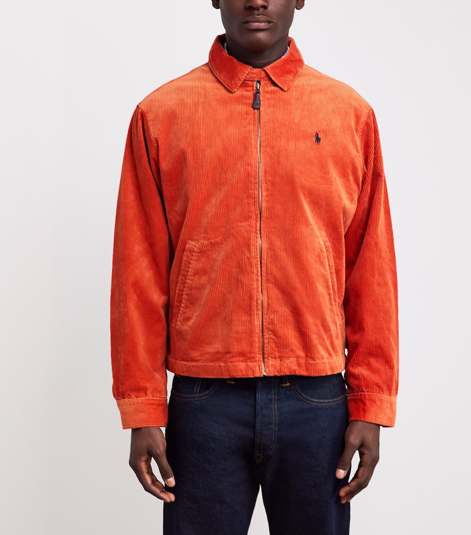 Cotton Corduroy Wynton Jacket ORANGE Image 3