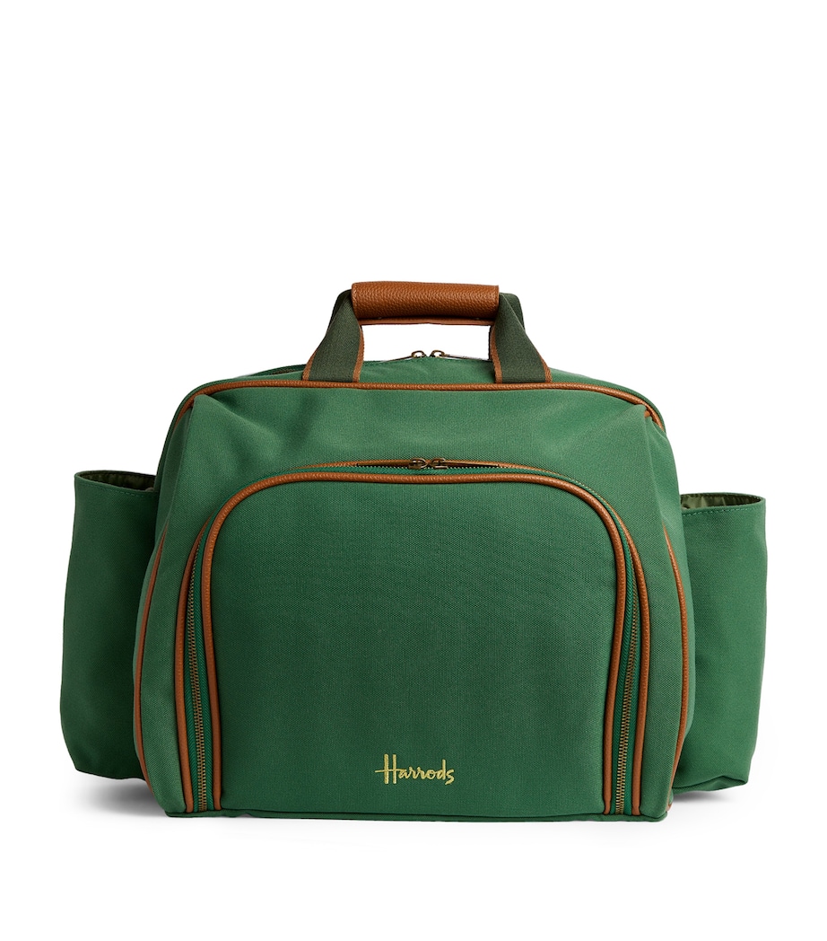 Harrods Logo Picnic Bag for 4 Green Image 1