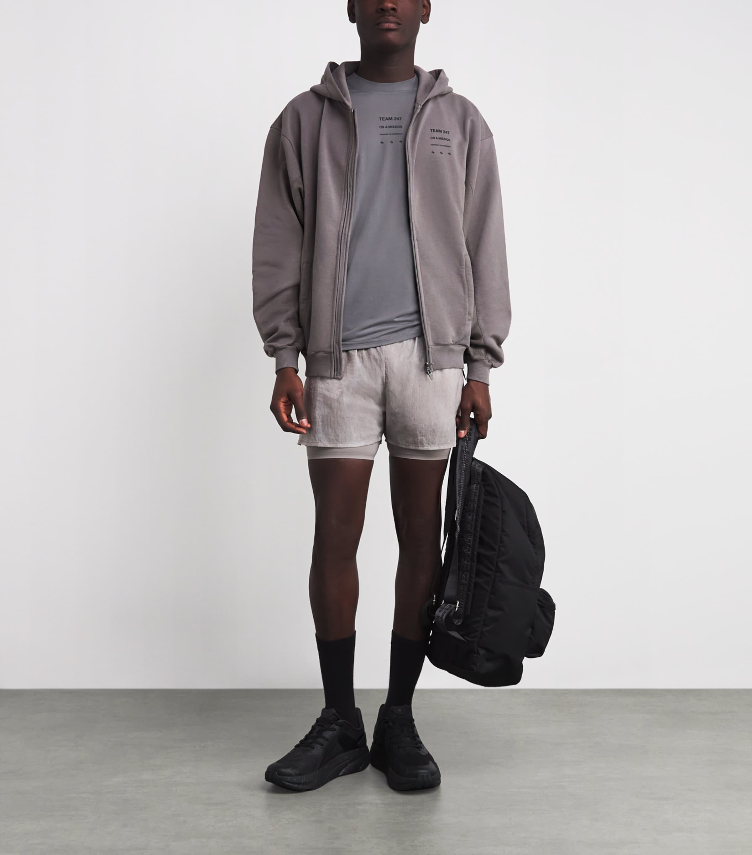 Uprising Zip-Up Hoodie STEEL Image 2