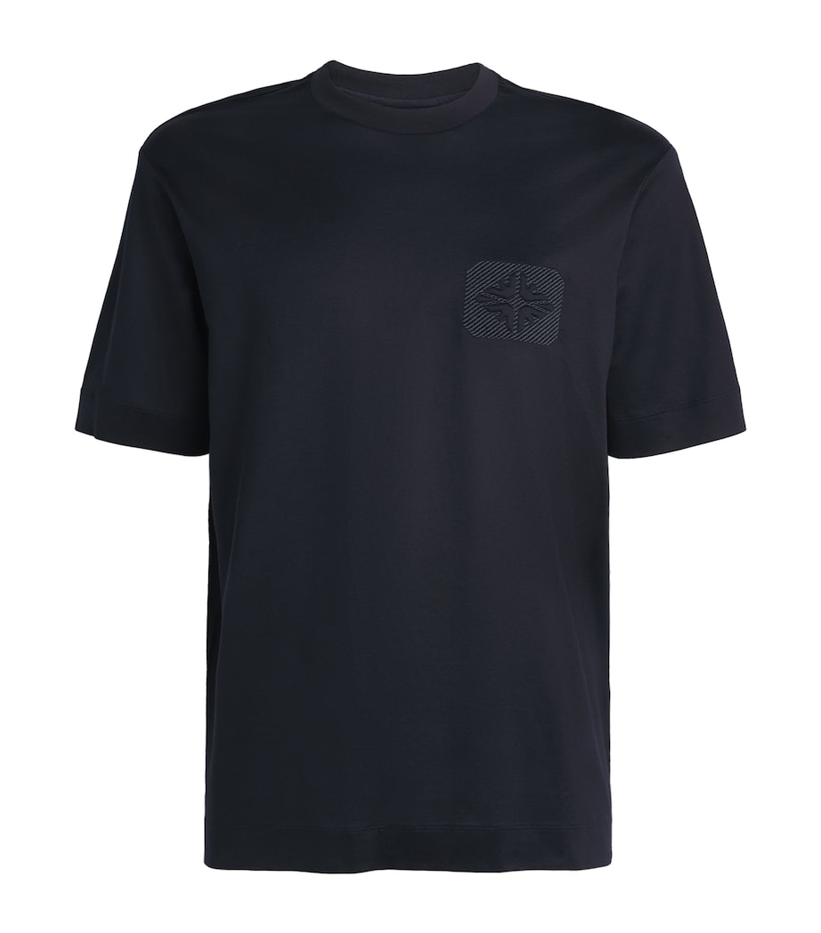 Embossed-Eagle Logo T-Shirt UB118 Image 1