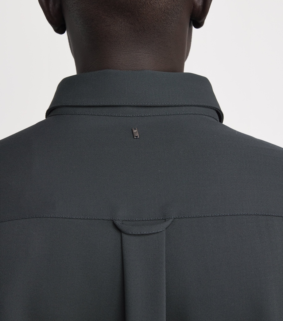 Wool Oversized Shirt 020 - ANTHRACITE Image 6