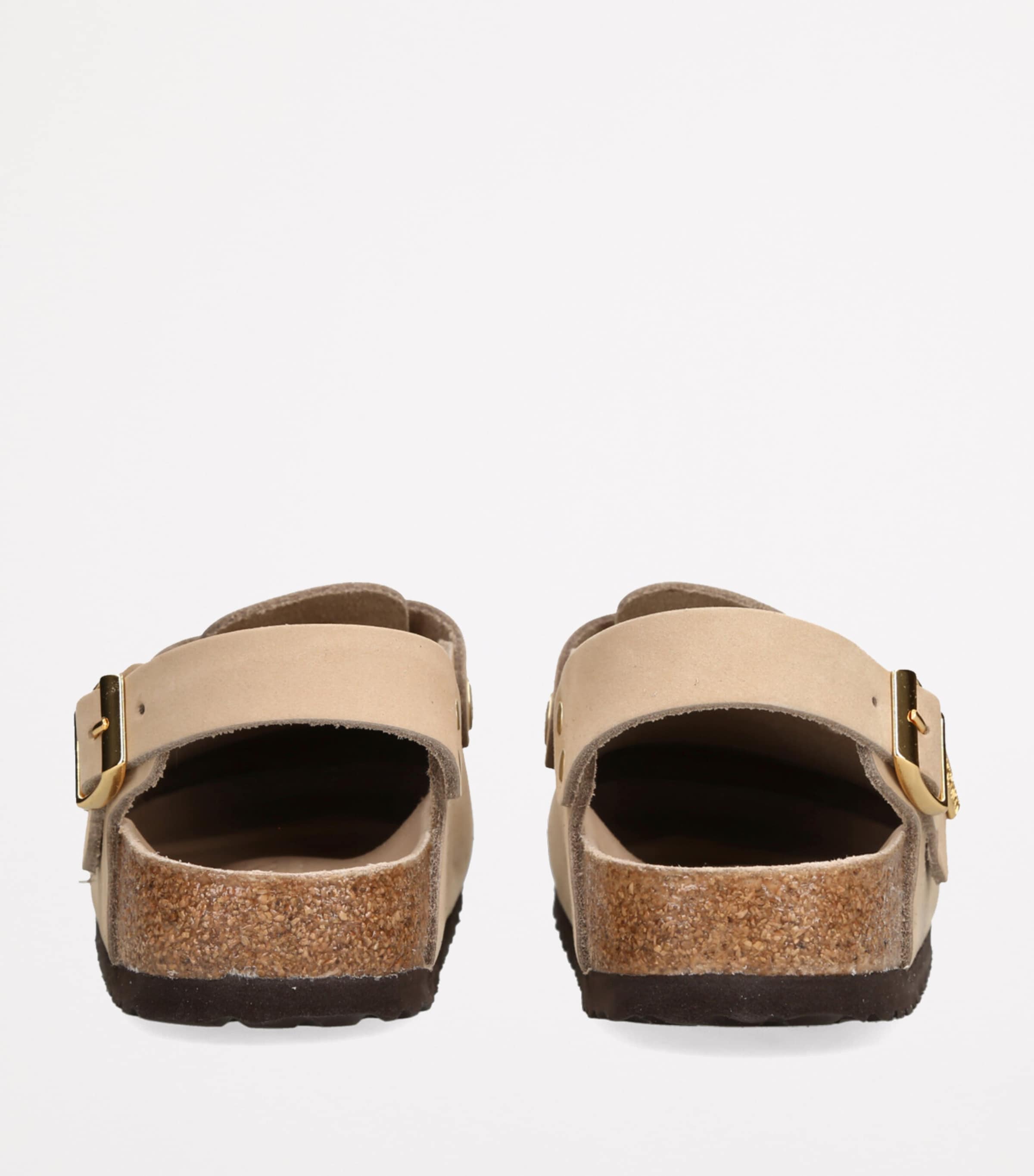Birkenstock Suede Tokio Clogs Cream Image 2
