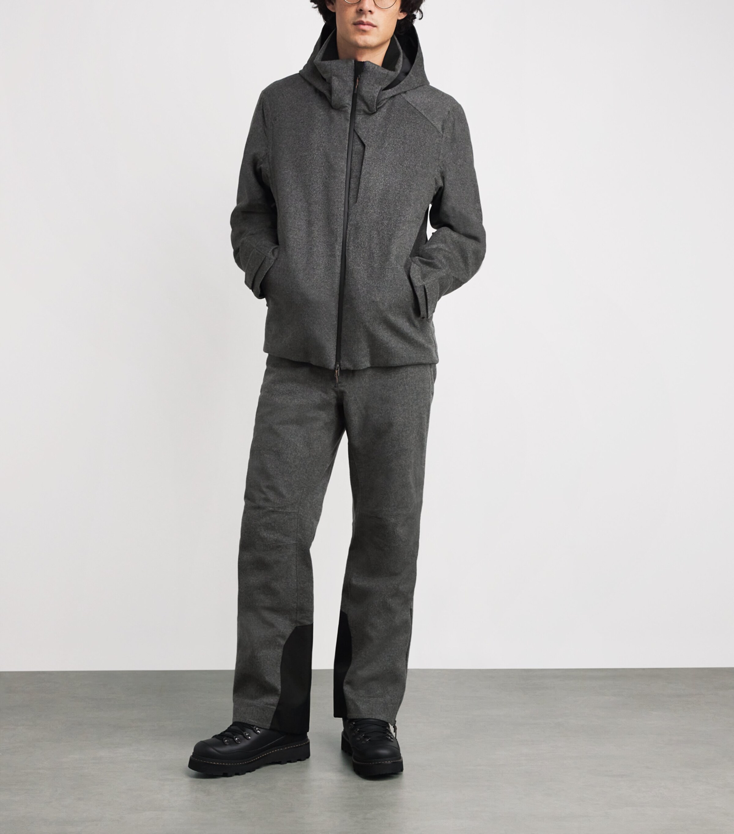 Cashmere Indren Ski Trousers N55 LEAD GREY Image 2