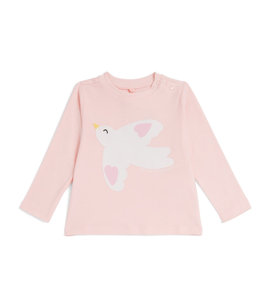 Cotton Dove T-Shirt (3-36 Months) 555PINK Image 1