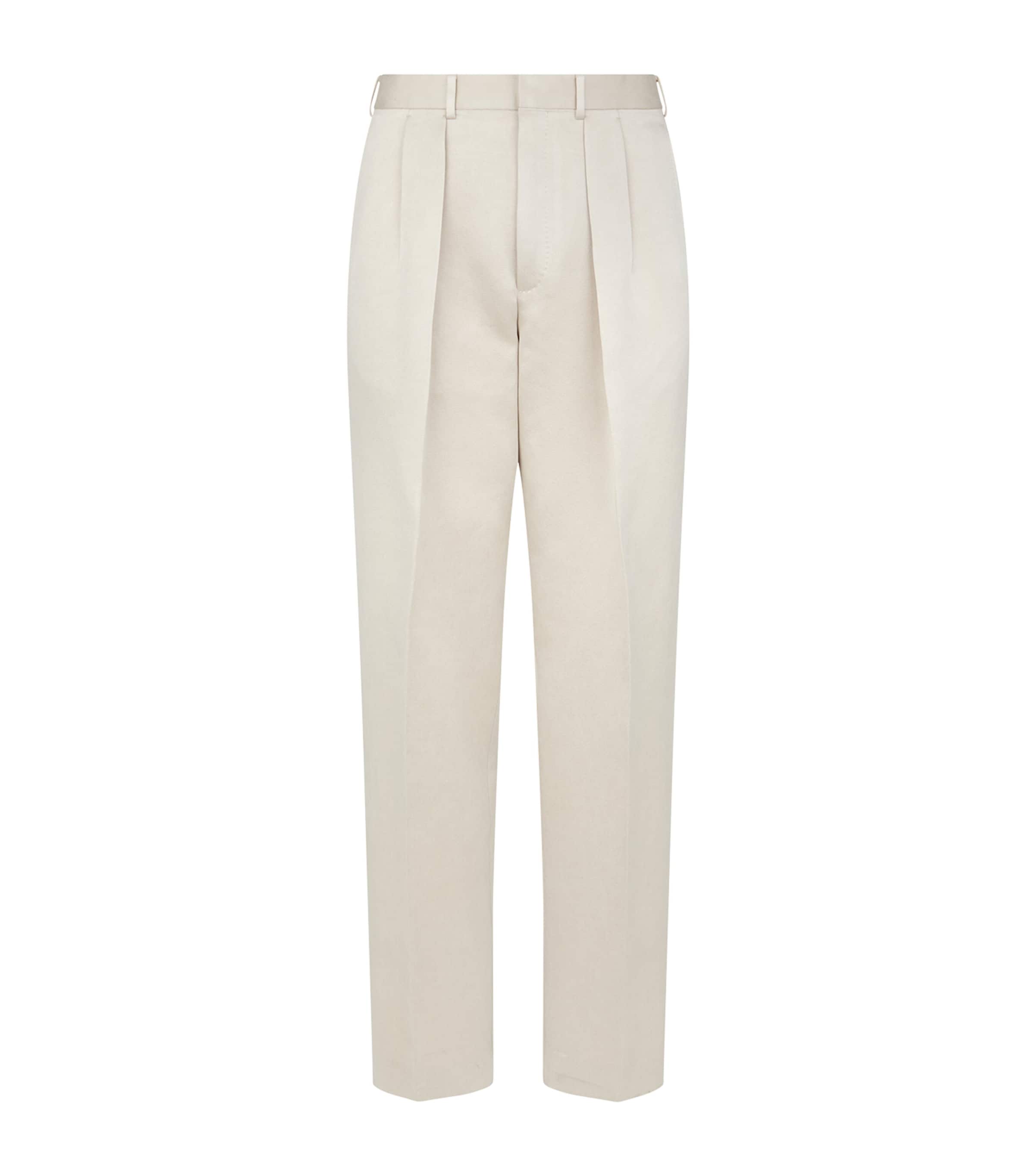 Cotton-Mulberry Silk Trousers PCO Image 1