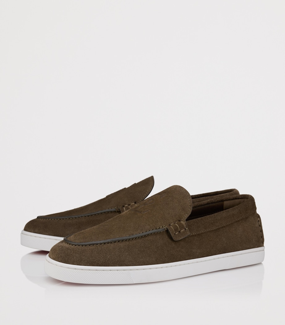 Christian Louboutin Neoclboat Suede Boat Shoes Image 2