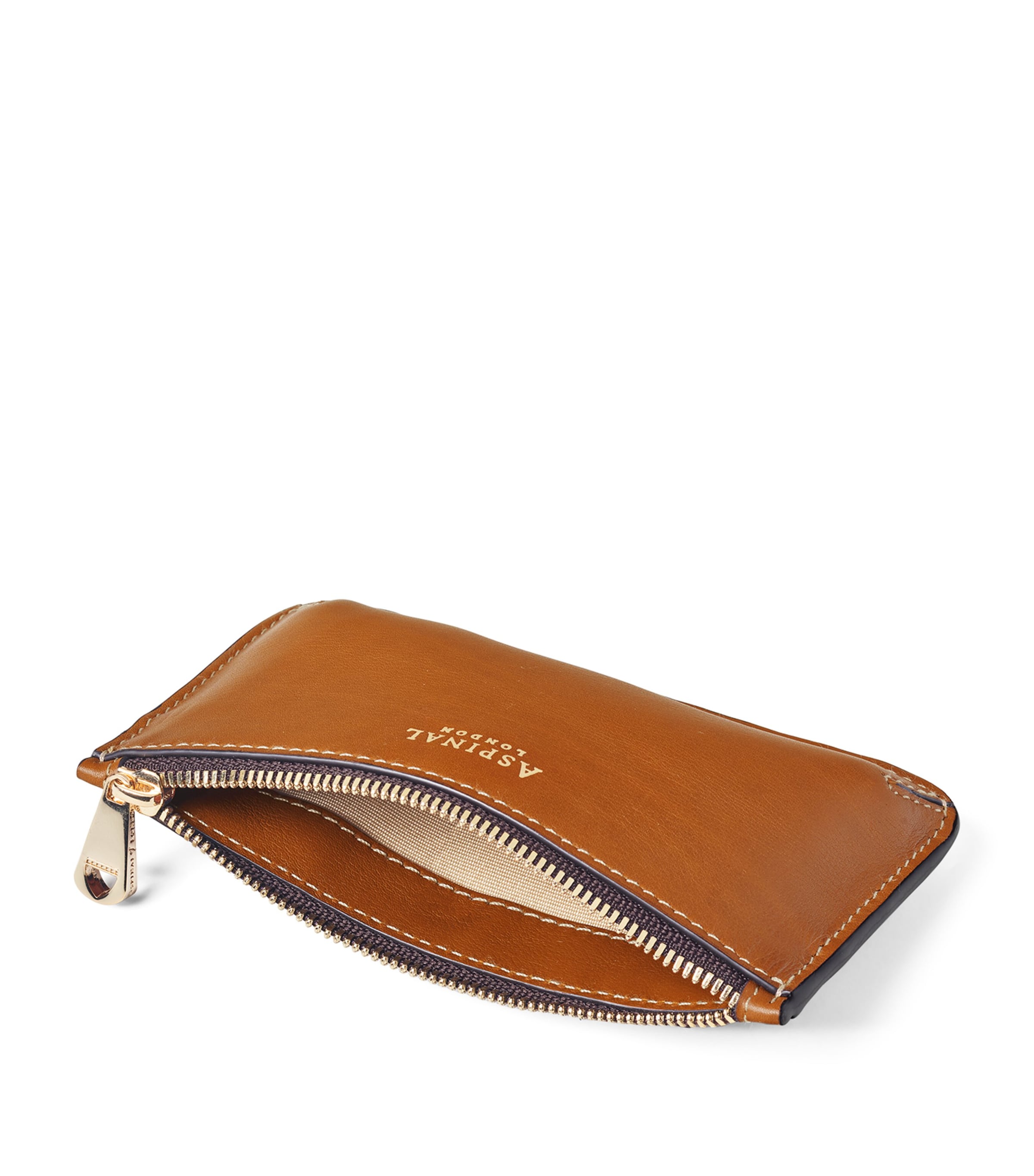 Leather Ella Card Holder TAN Image 3